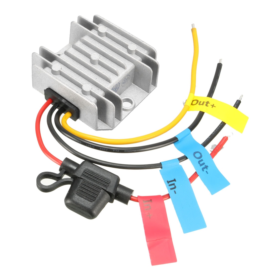 Unique Bargains Power Voltage Converter DC 12V/24V to DC 6V 10A 60W Waterproof Voltage Convert Transformer #S25112701UX5821