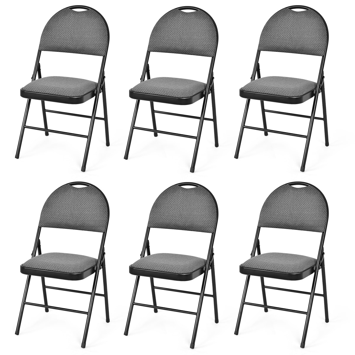 LIVIZA OUG54166GR Contemporary/Modern Dining Side Chair (Metal Frame)