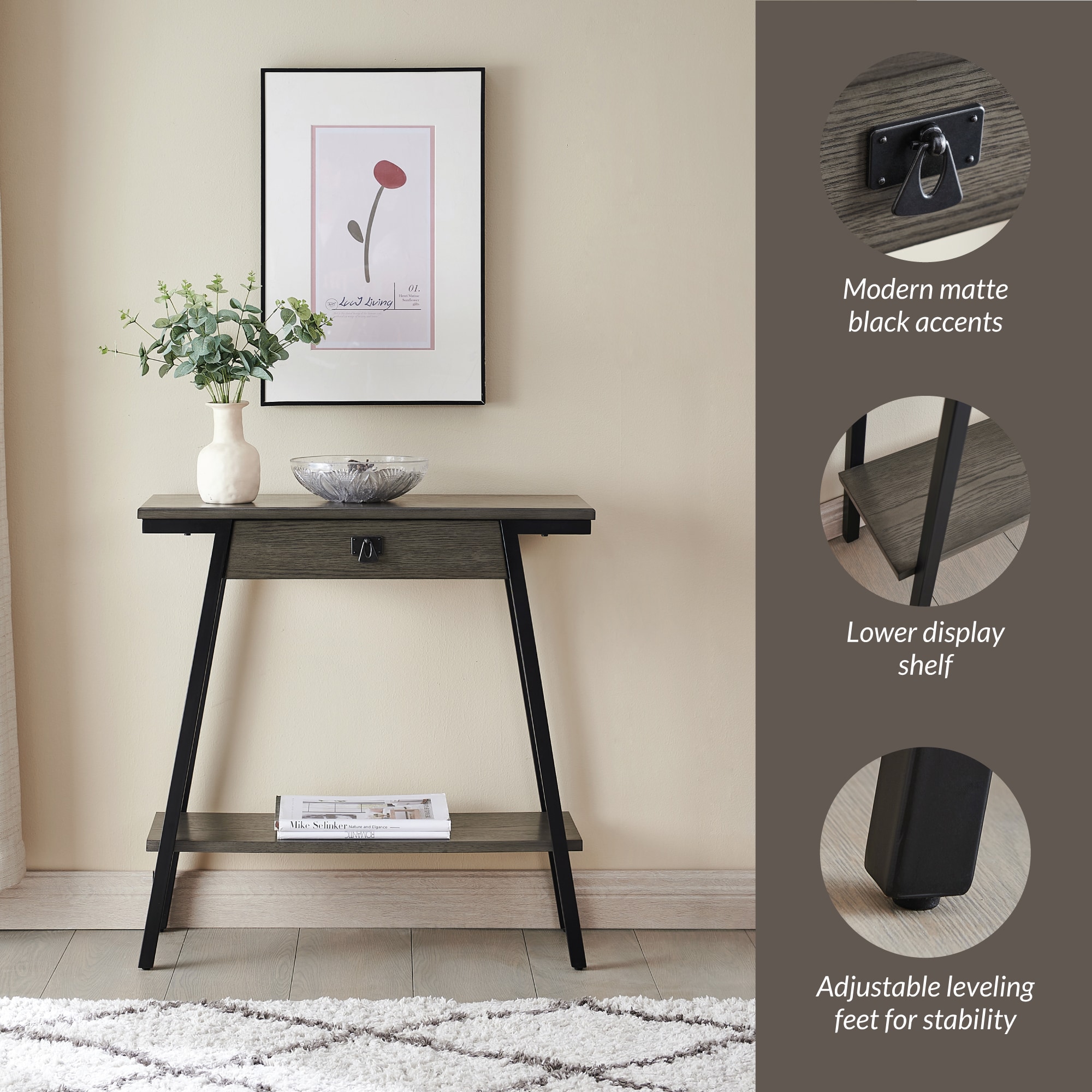 Leick Home 214353 Console-Sofa-Tables - View #3