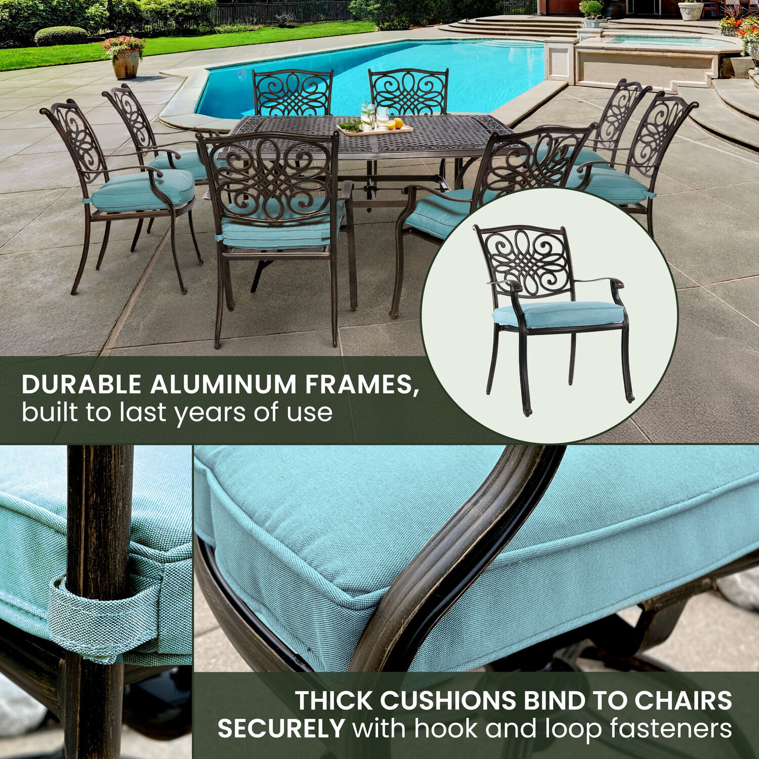 Hanover TRADDN9PCSQ-BLU Patio-Dining-Sets - View #5