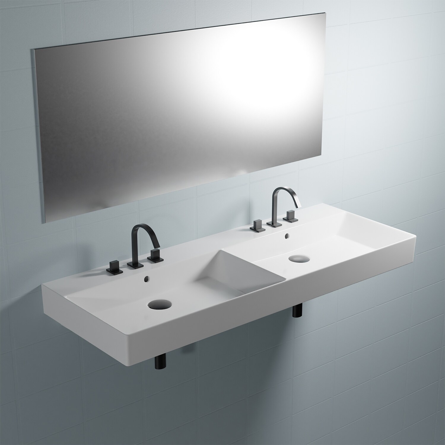 WS Bath Collections ENERGY 120.03 Bath-Sink - View #4