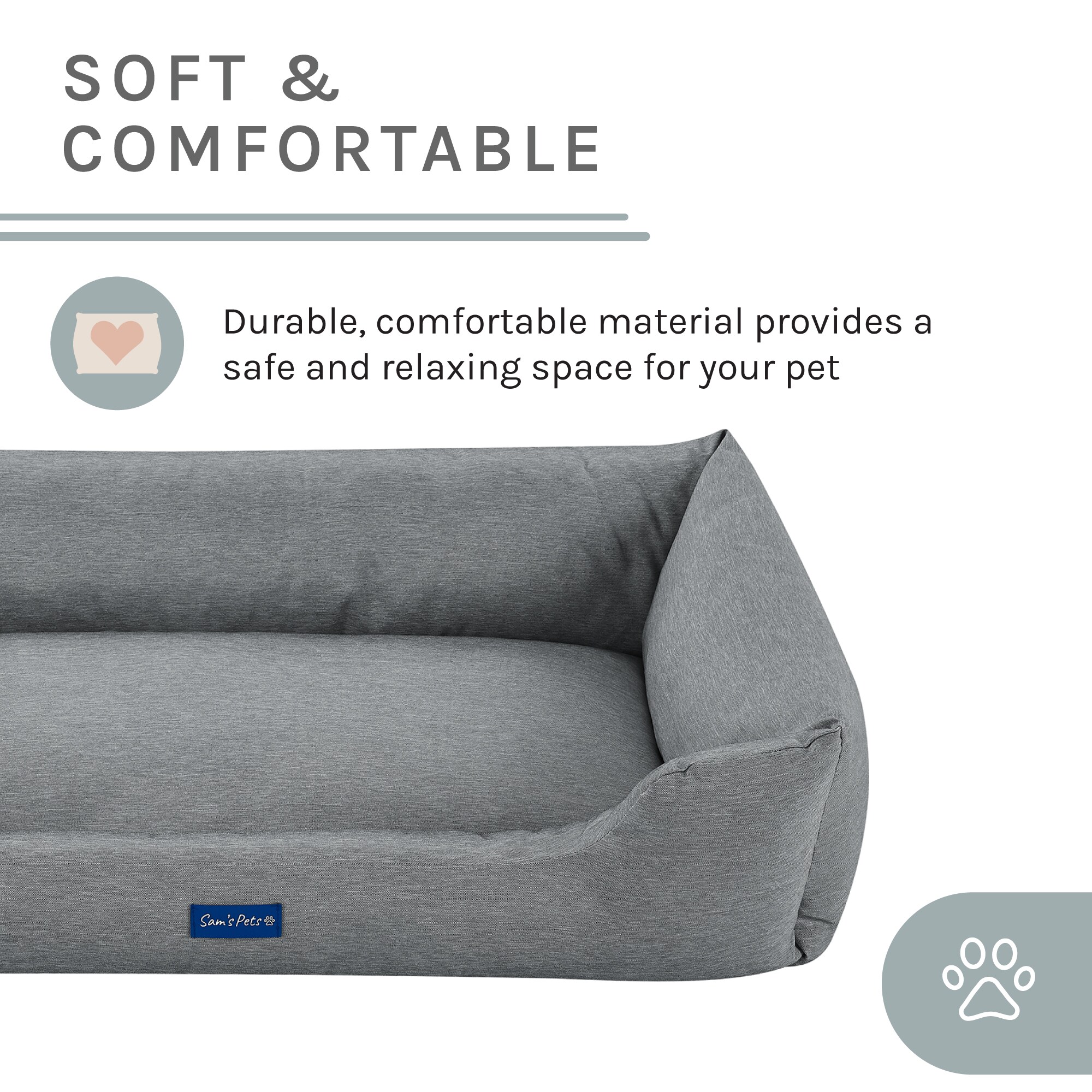 Sam's Pets SP-DB1230GY Pet-Beds - View #11