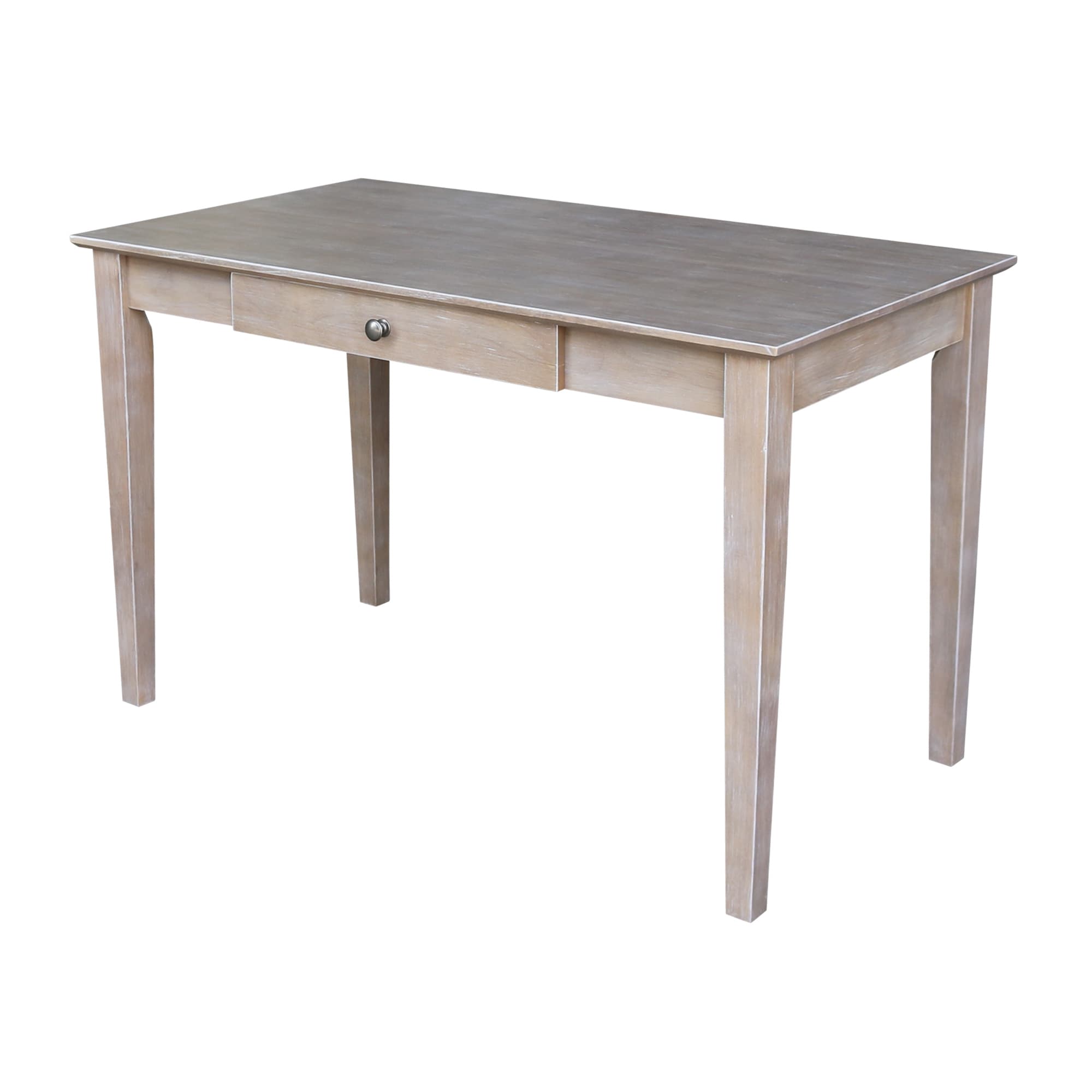 International Concepts OF09-41 48-in Gray Traditional Rubberwood Writing desk