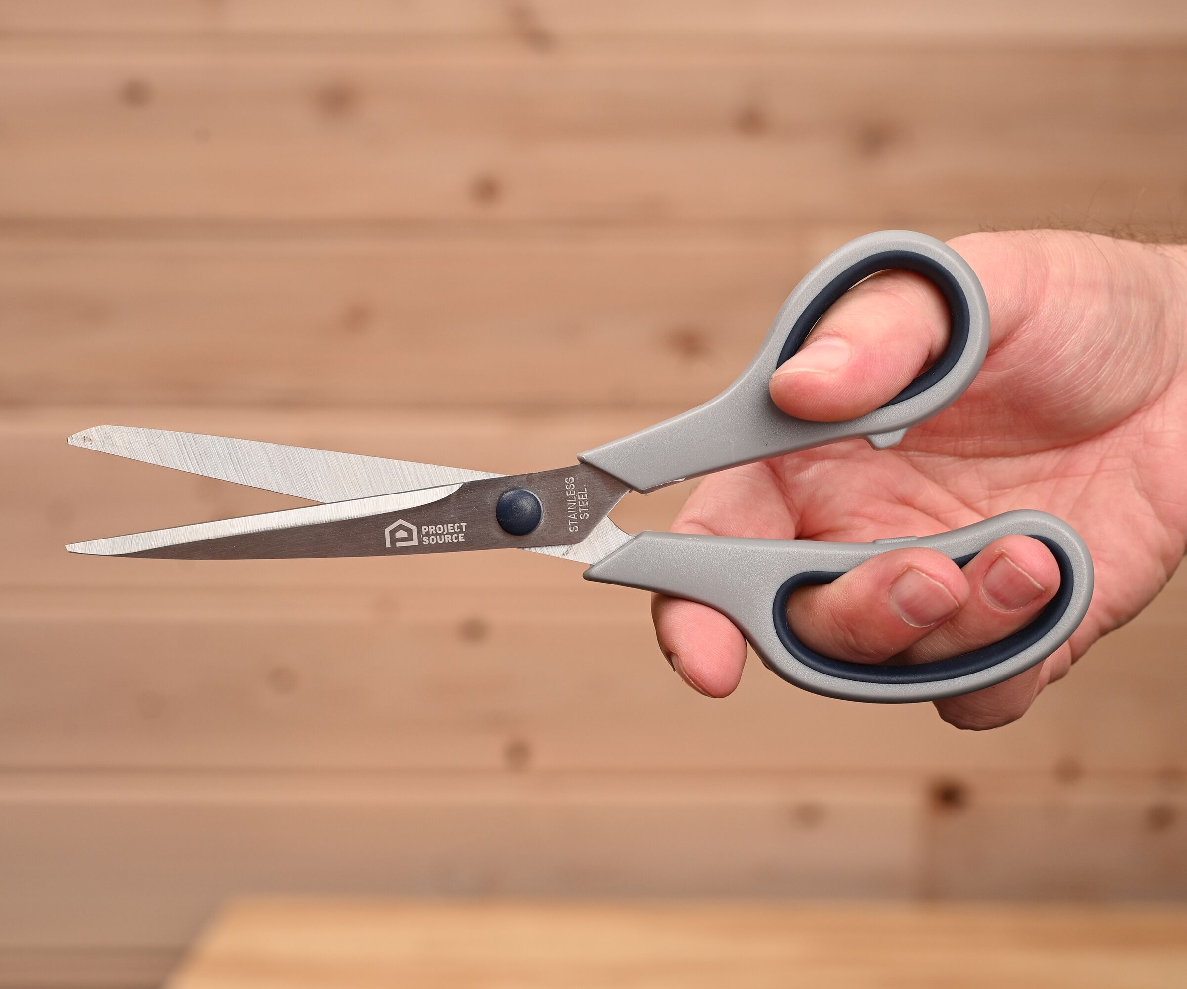 Kobalt 4.7-in Stainless steel Molded handle Scissors in the