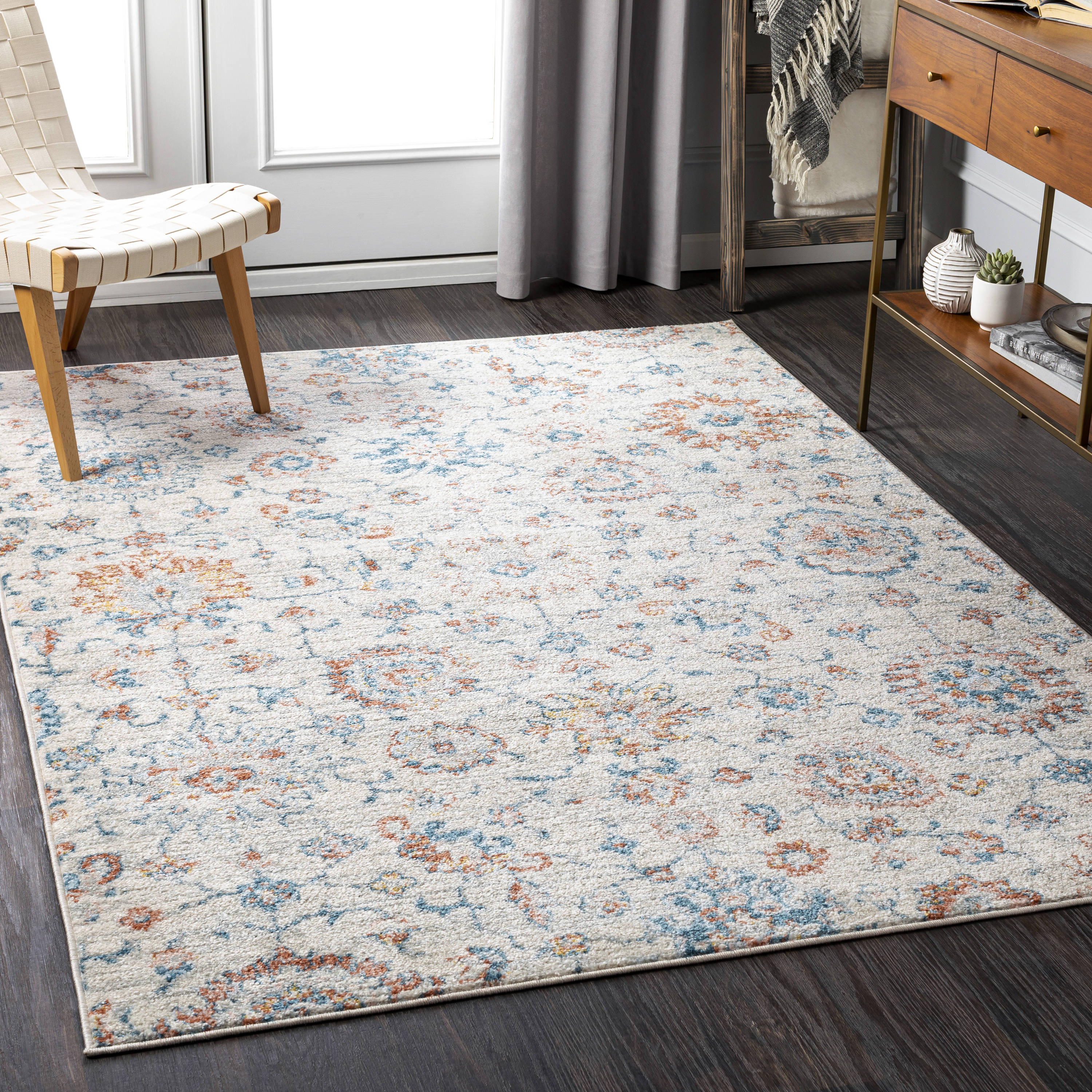Surya CHE2363-710103 Chester 8 X 10 (ft) Medium Grey Indoor Medallion Oriental Area Rug