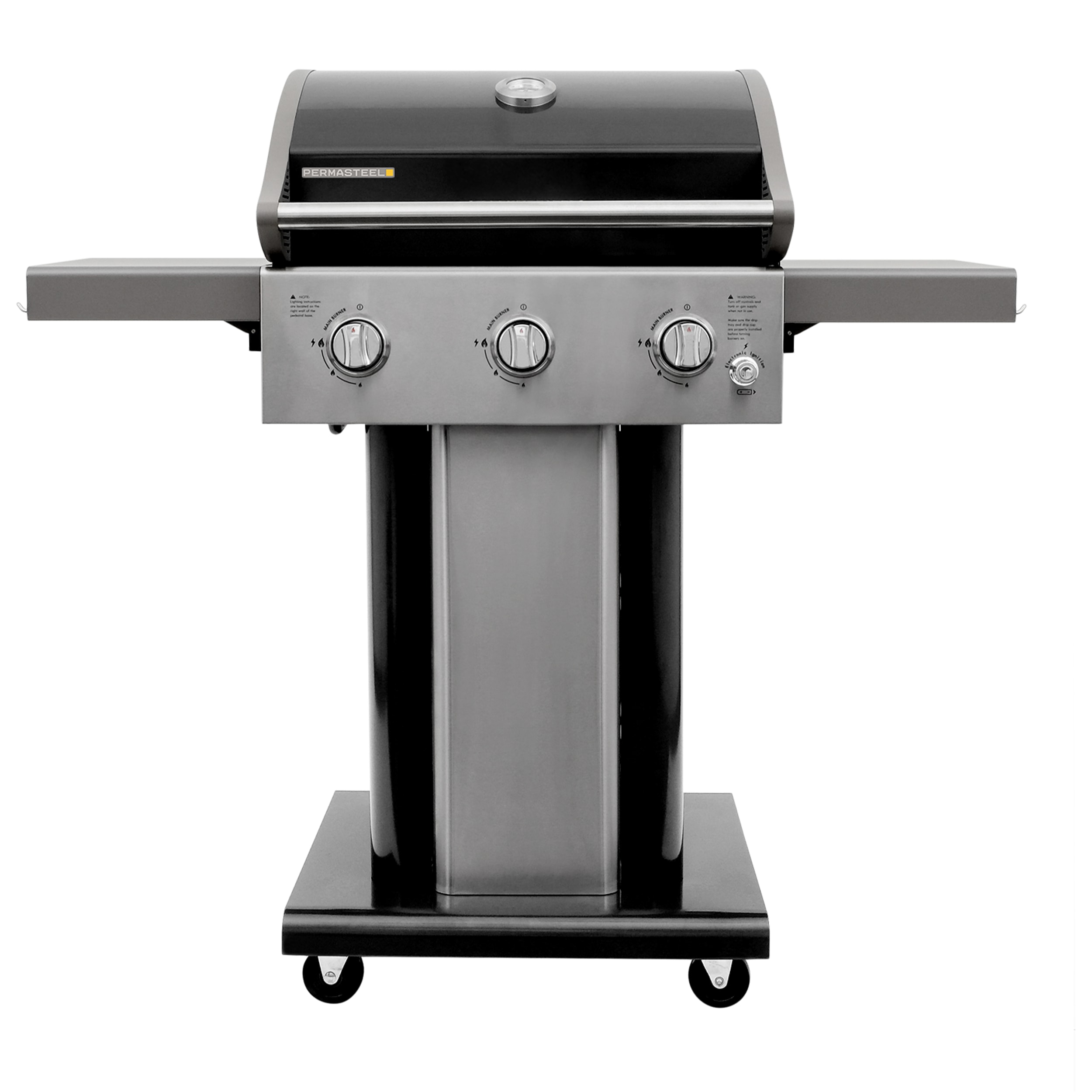 Permasteel Black 3-Burner Liquid Propane Gas Grill PG-40301-BK Sansujyuku sansujyuku.com