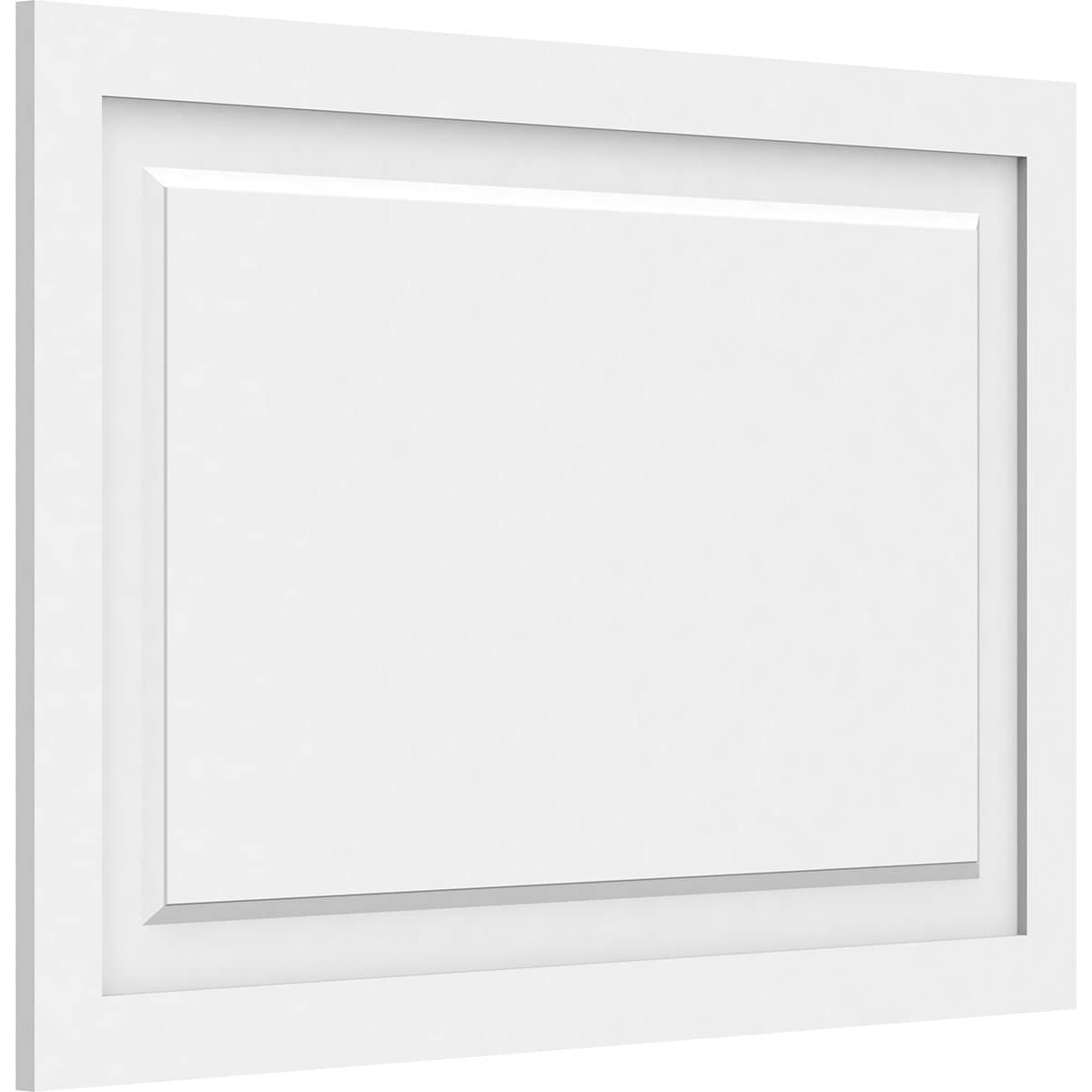 Ekena Millwork WALP36X24X062HAR 36-in x 24-in Smooth Paintable/Stainable White PVC Fretwork Wall Panel (