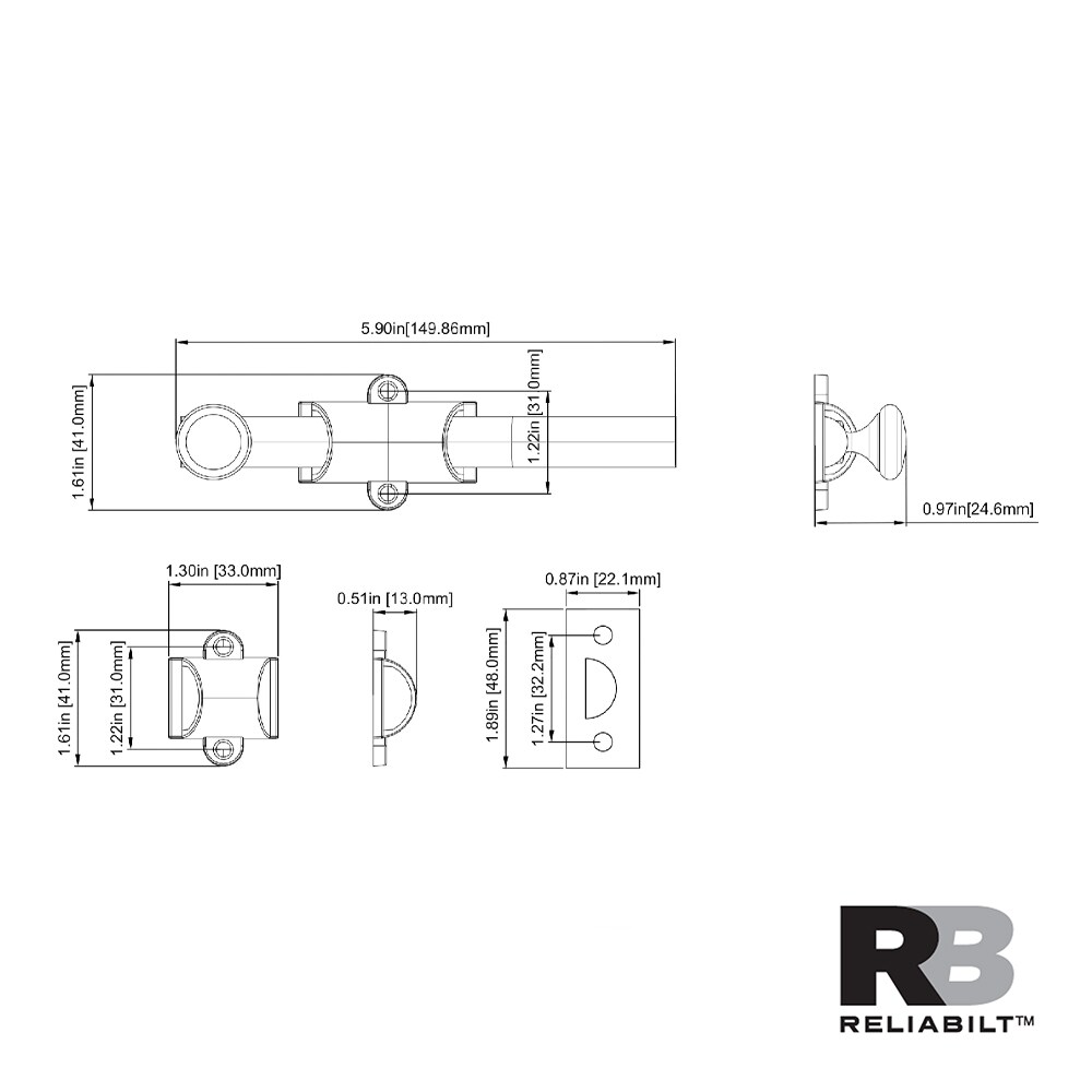 RELIABILT 605780 Security-Hardware - View #5