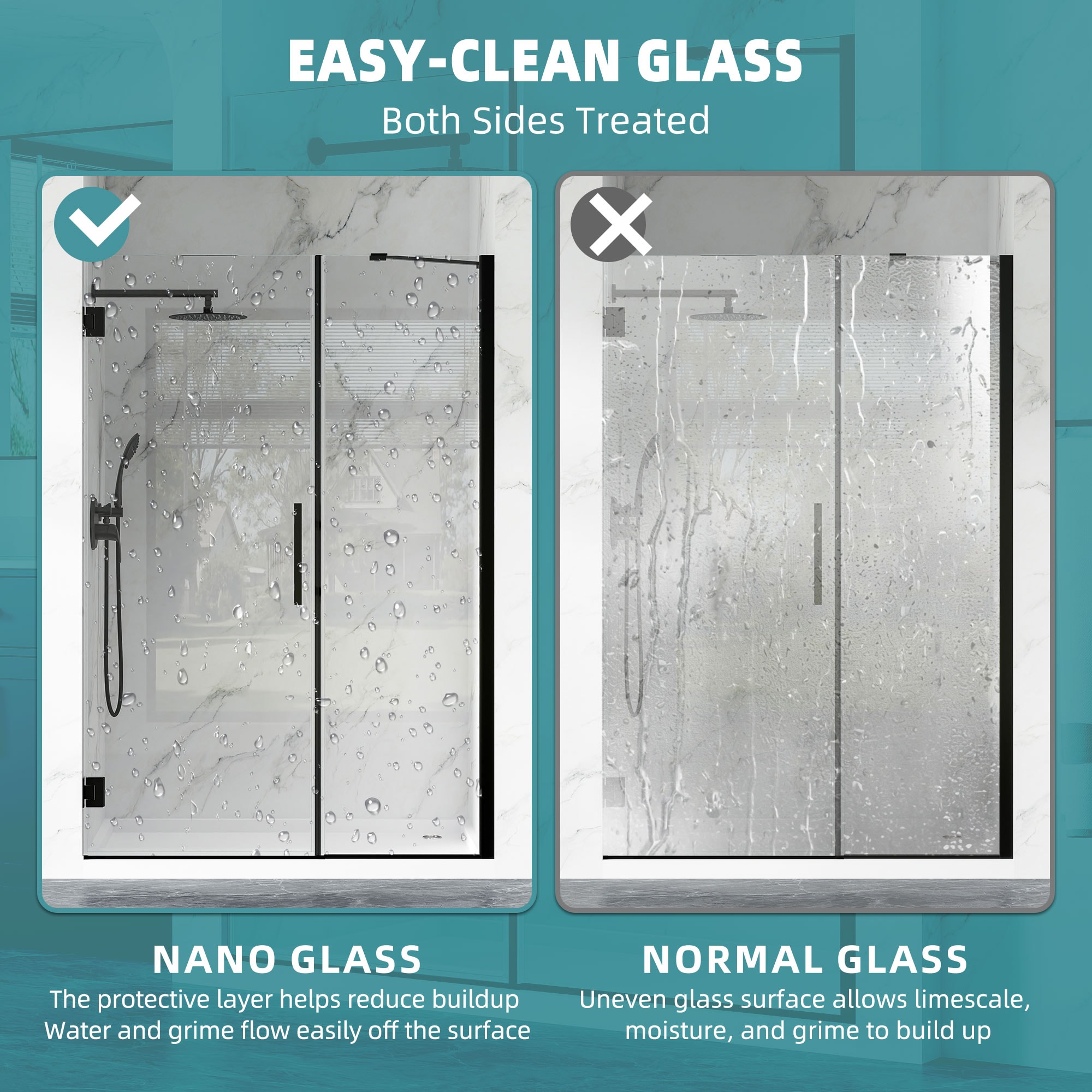 Forclover FLW-DP51MB Shower-Doors - View #7