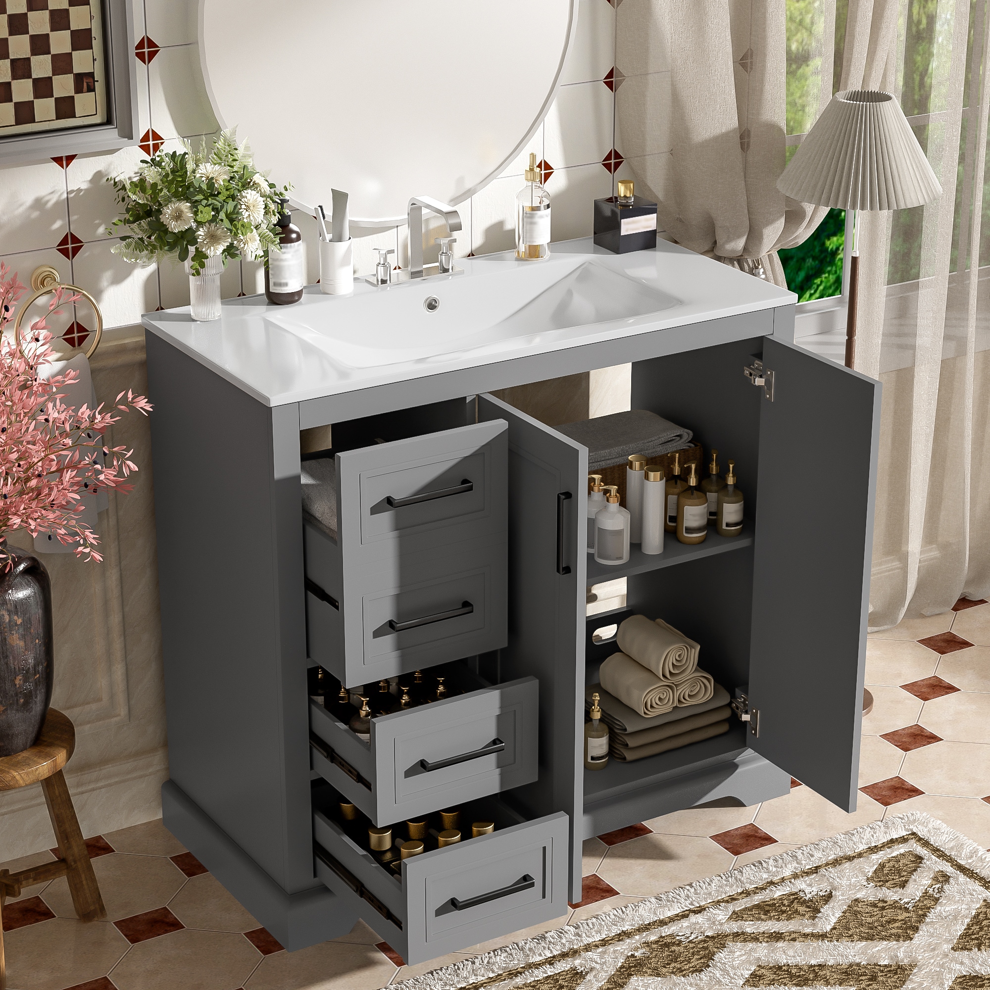 LOVMOR SFRN729P280194E Bath-Vanity-Combo - View #3