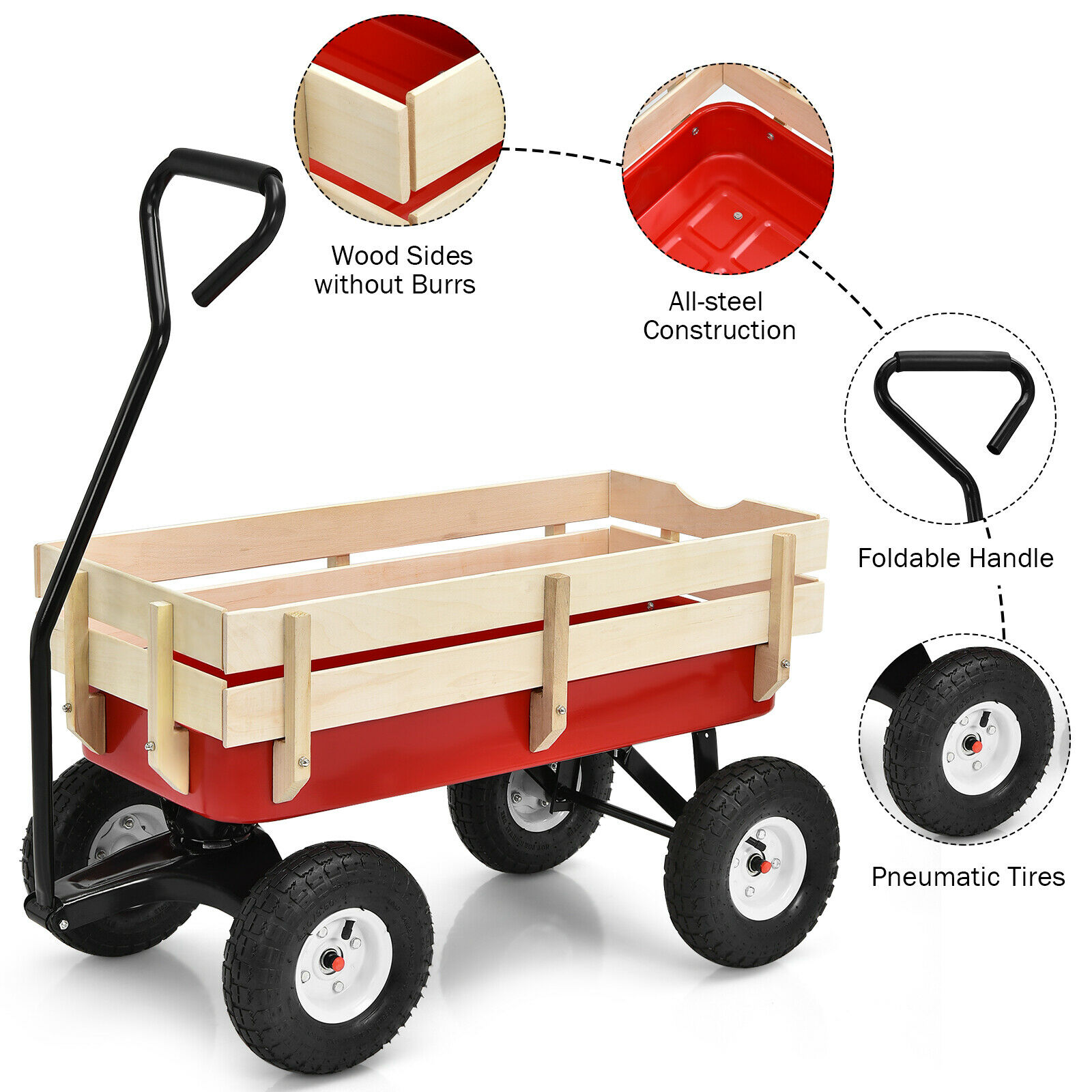 Costway OGY01907 Yard-Carts - View #5