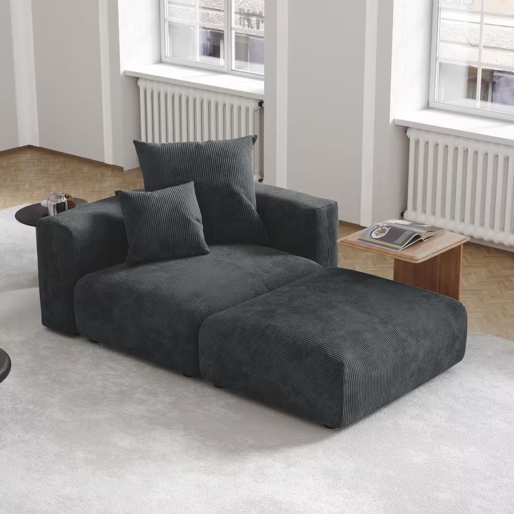 BuotiqHom DH-C1+1-126BK Sofas-Loveseats - View #2