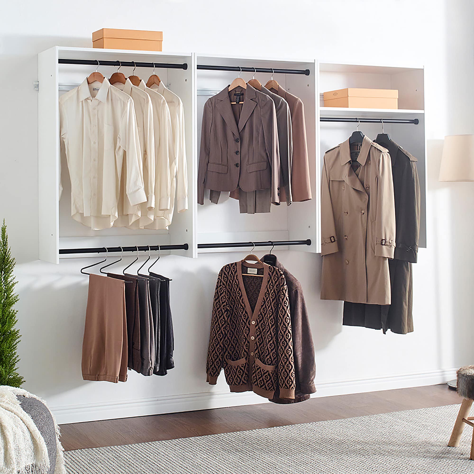 Blisstyle WCS5 Wood-Closet-Shelves - View #7