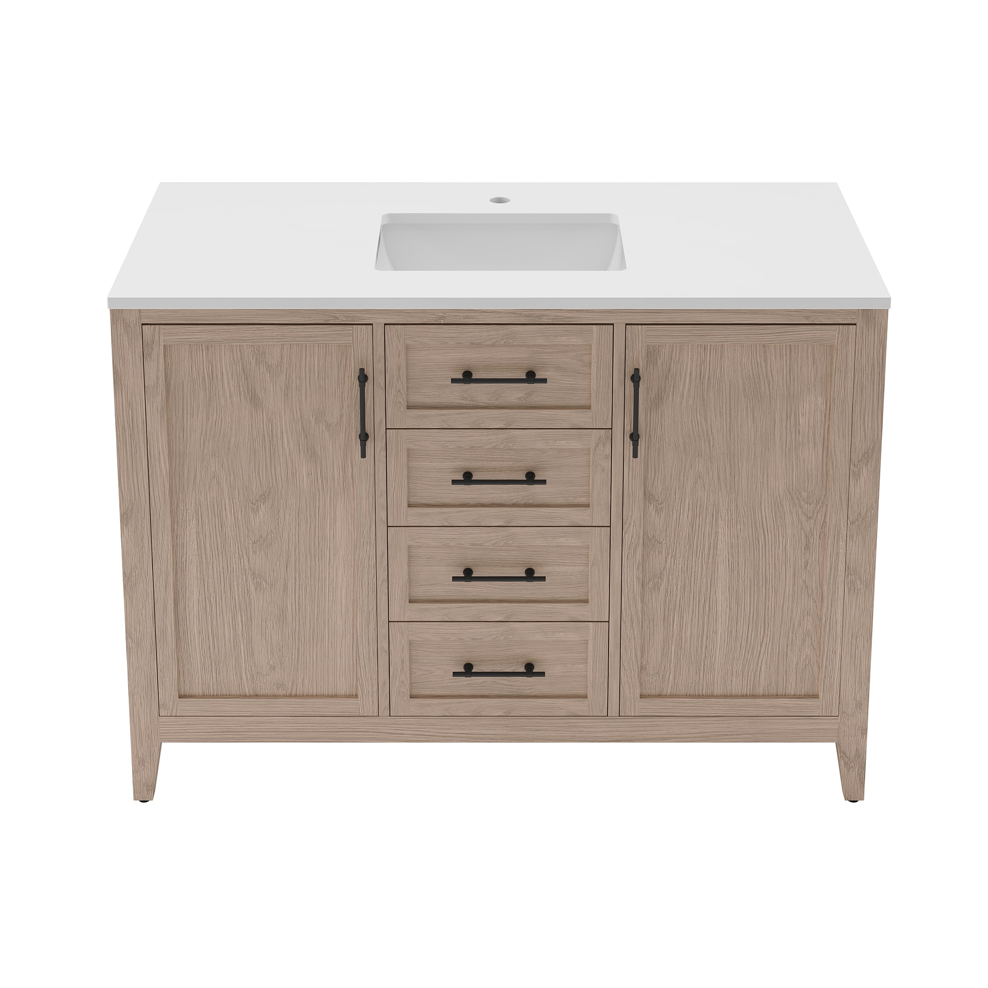 Fresca FCB4248OAK-CWH-U Bath-Vanity-Combo - View #2