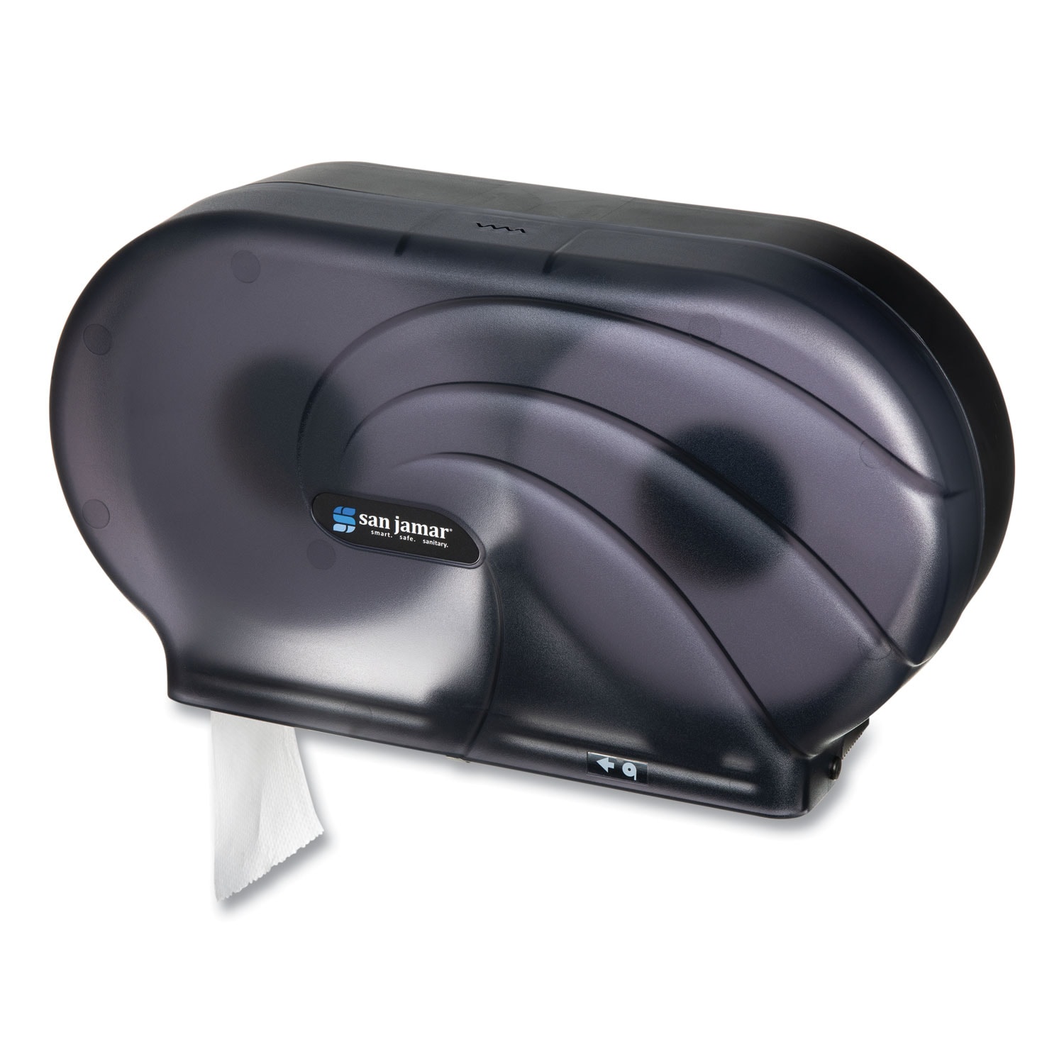 San Jamar Jumbo Roll Surface-Mount Toilet Paper Dispenser in the Toilet ...