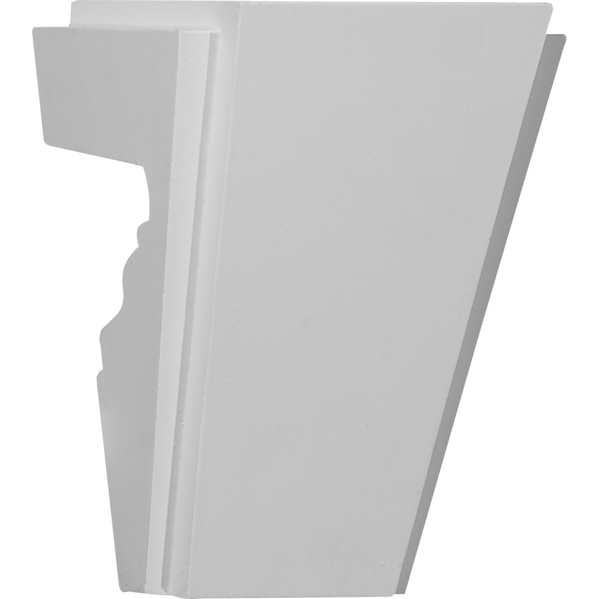 Ekena Millwork KEY05X08X04BA Bangor 5-3/4-in x 8-in Primed Urethane Keystone Entry Door Casing Accent