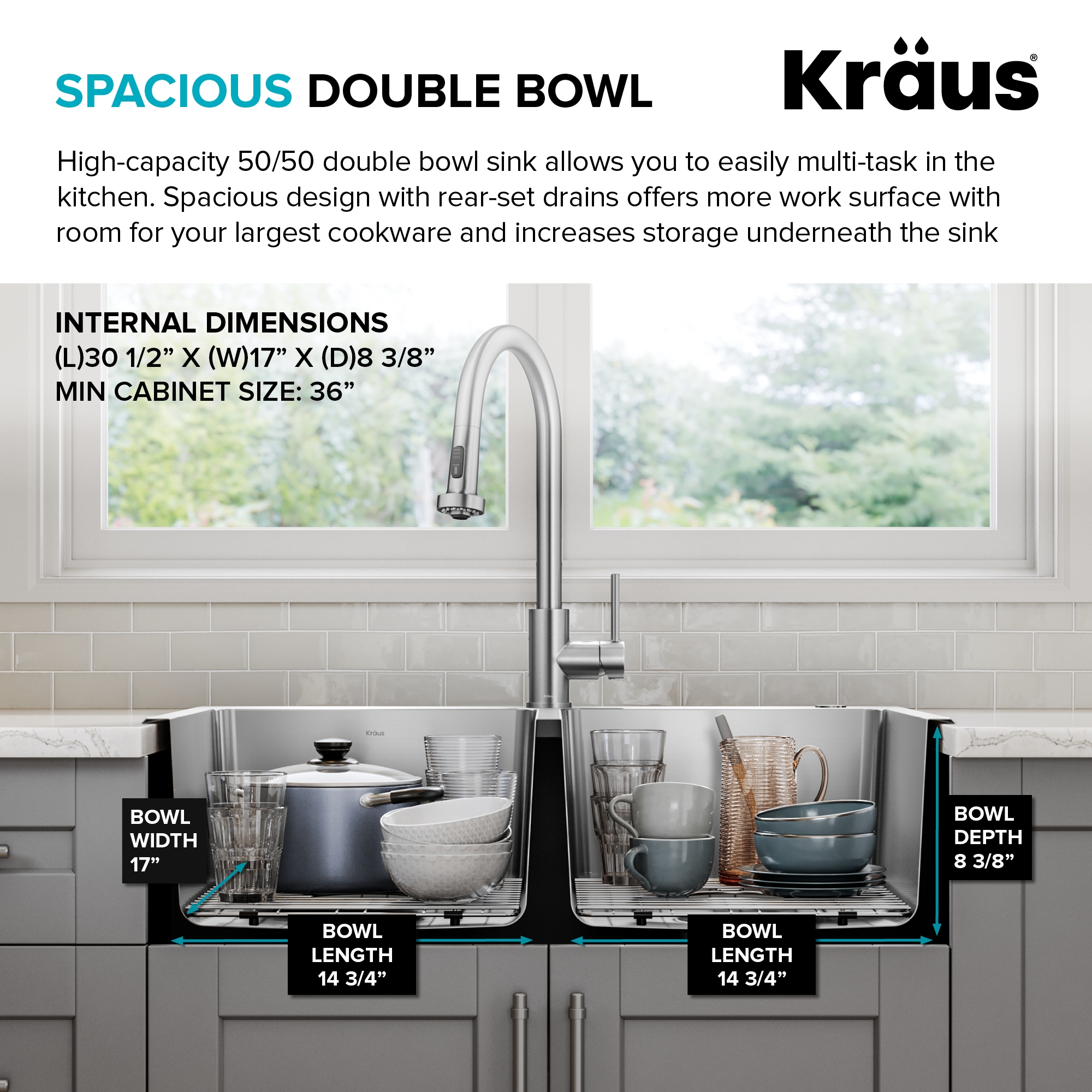 Kraus KHT632-33 Kitchen-Sinks - View #8