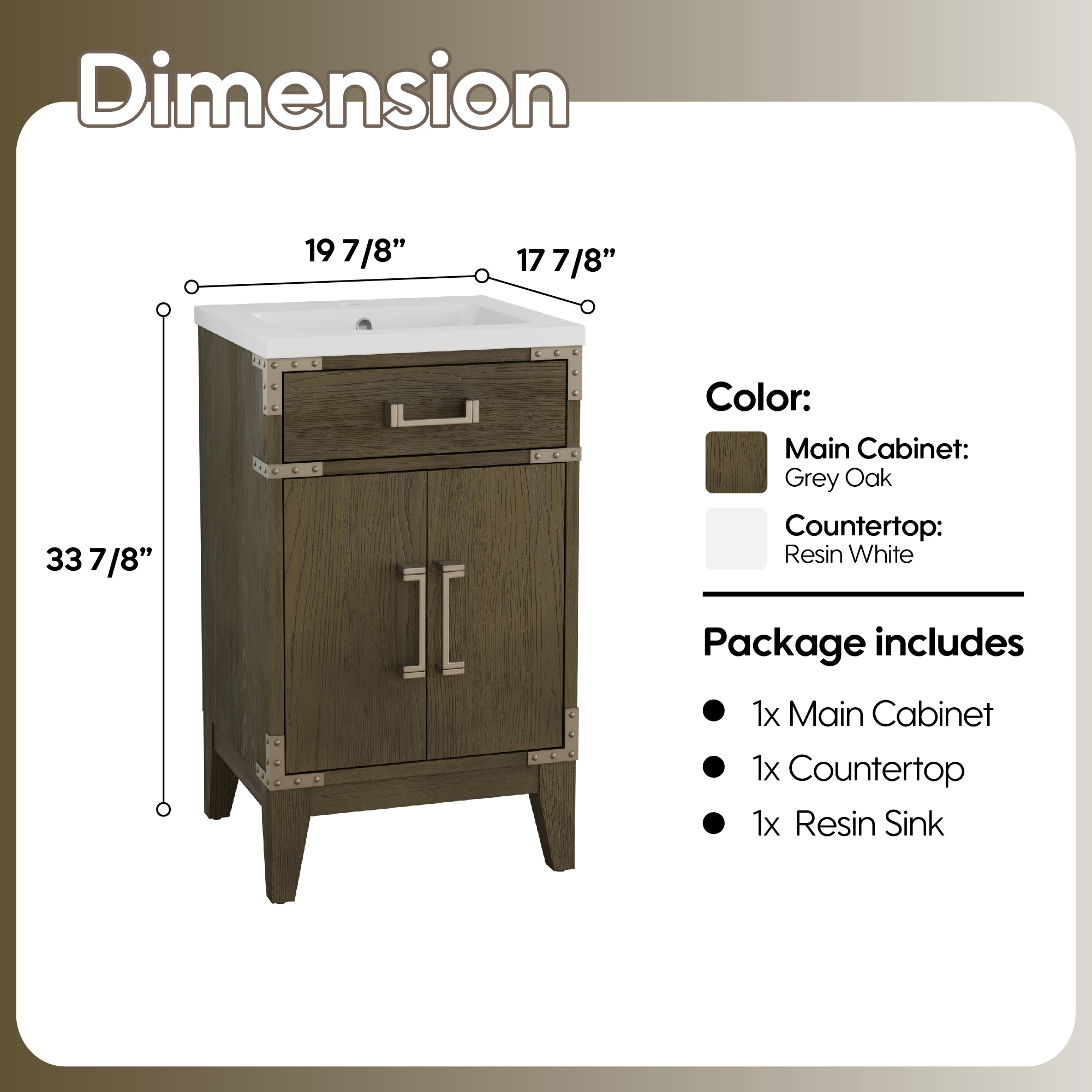 WELLFOR GLEM-52550 Bath-Vanity-Combo - View #4