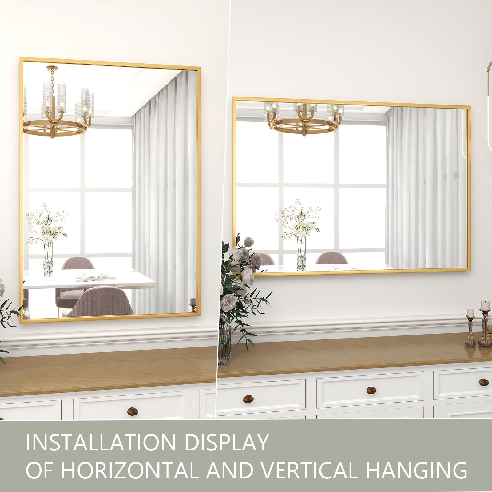 BEAUTYPEAK LS-YSJ-ZJ2028-G Decor-Mirrors - View #4
