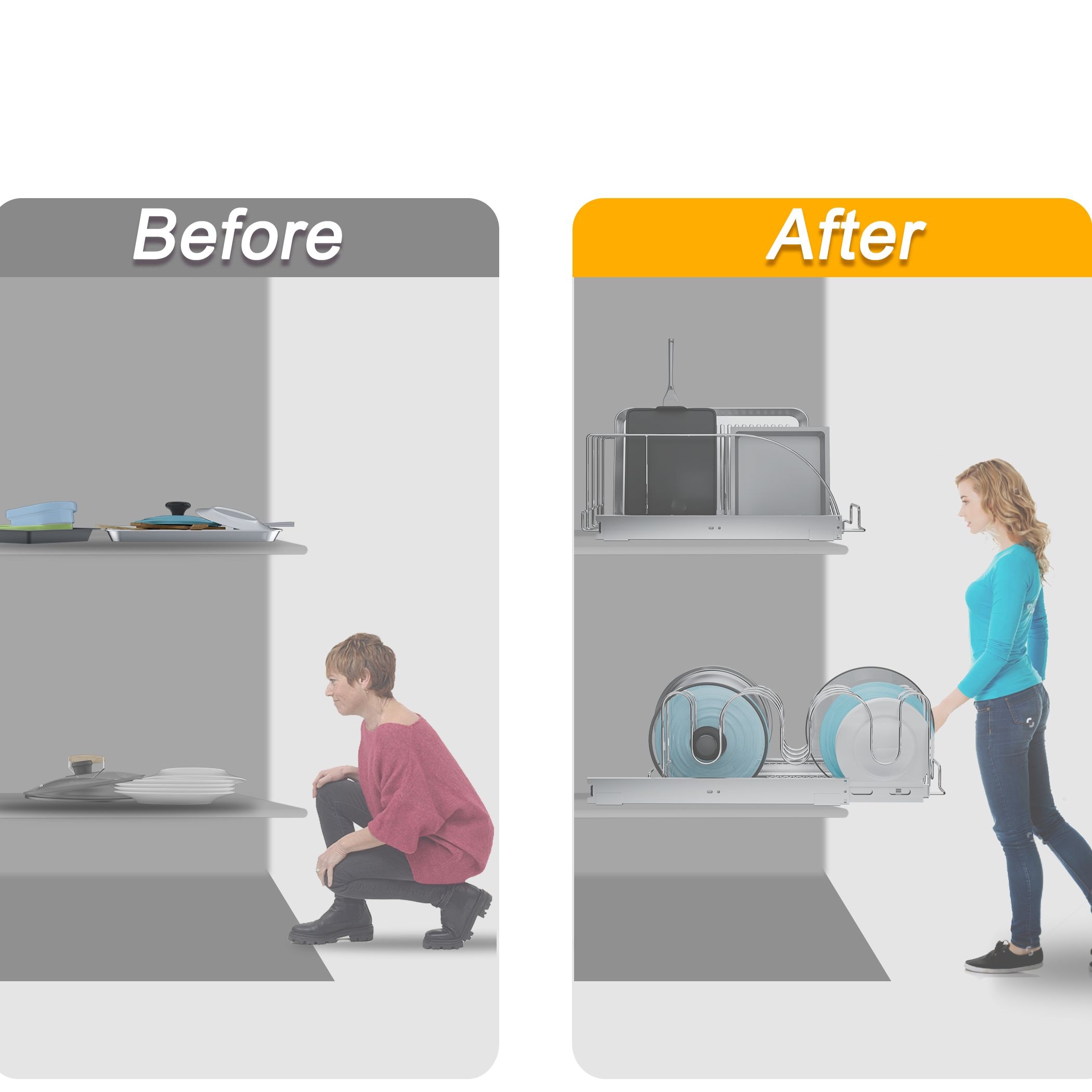 LOVMOR LL-2F360050AE-LYJ Pull-Out-Cabinet-Baskets - View #6