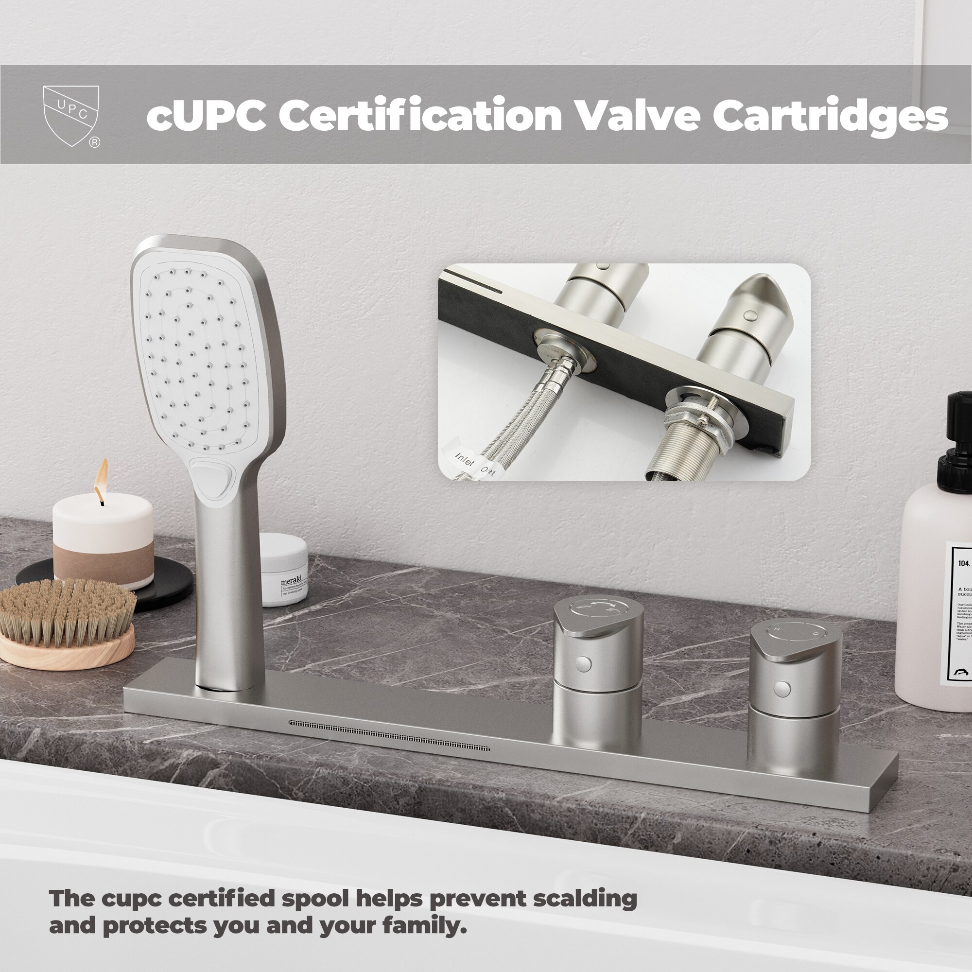 CASAINC CA-I4343-BN Roman-Tub-Faucets - View #5