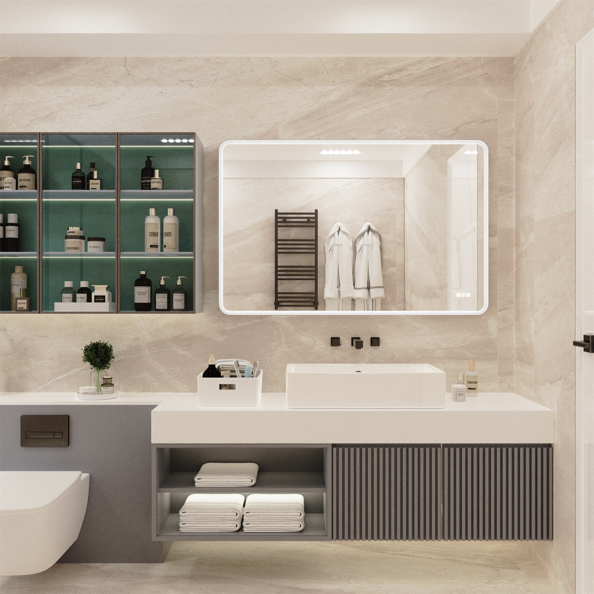 BABOOM BOM-0120103-OR Framed-Bath-Mirrors - View #13