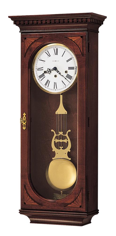 Howard Miller Lewis Wall Clock 613637 - Windsor Cherry Wood