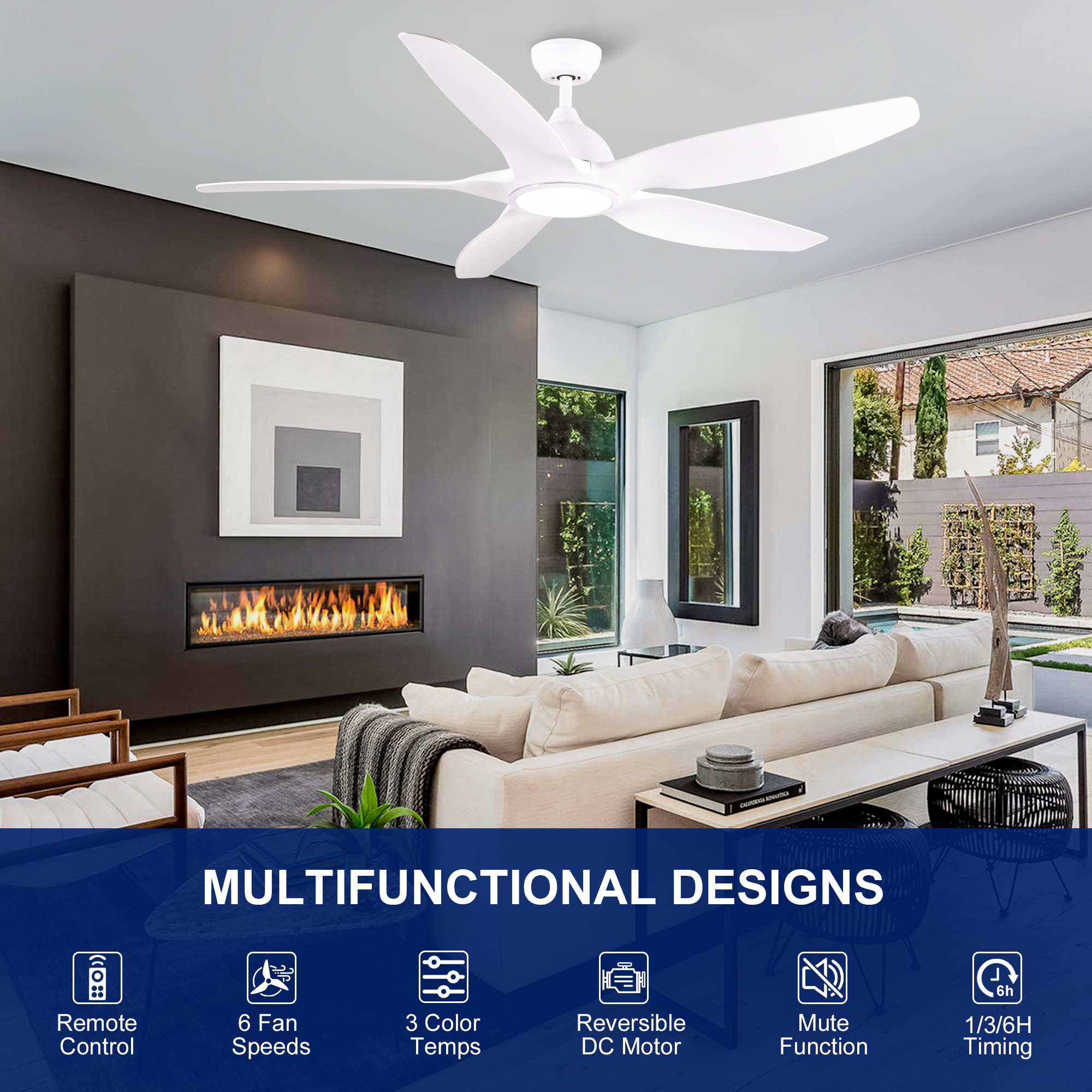YUHAO LSDC1015WH602 Ceiling-Fans - View #3
