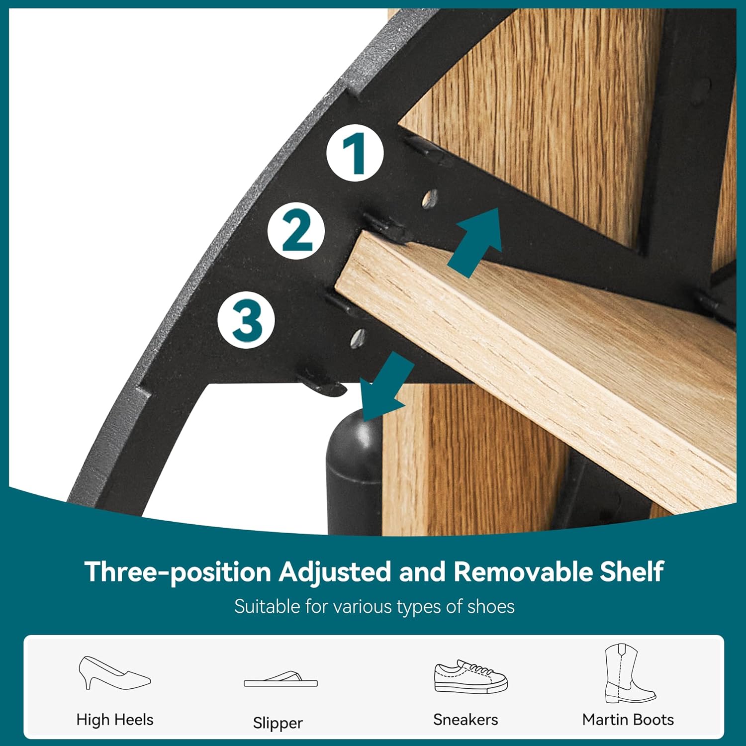 Qeetex DHZ-PHO-0Y1UZAQS Shoe-Racks - View #4