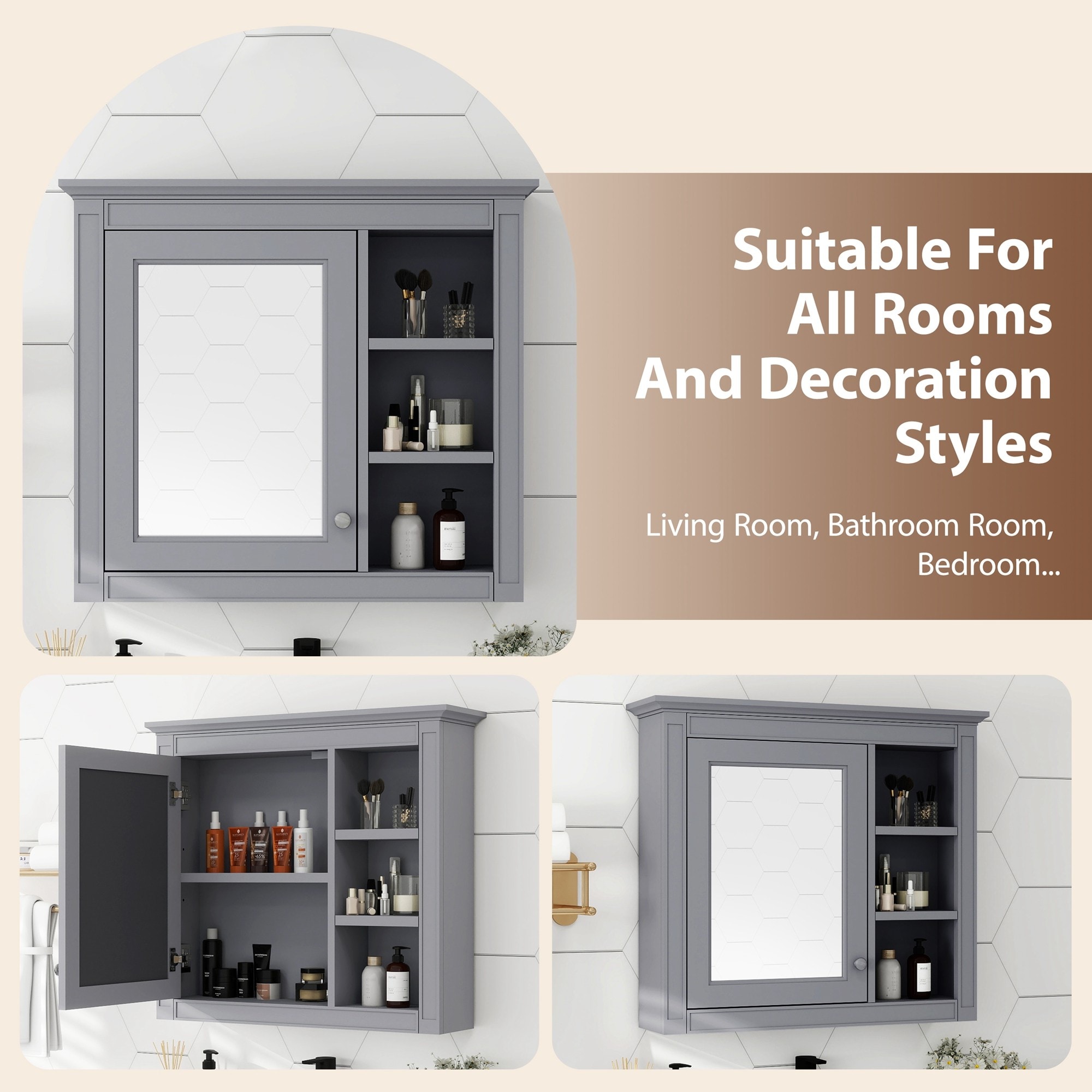 ToolCat BZ-2-119-JYG Bathroom-Medicine-Cabinets - View #7