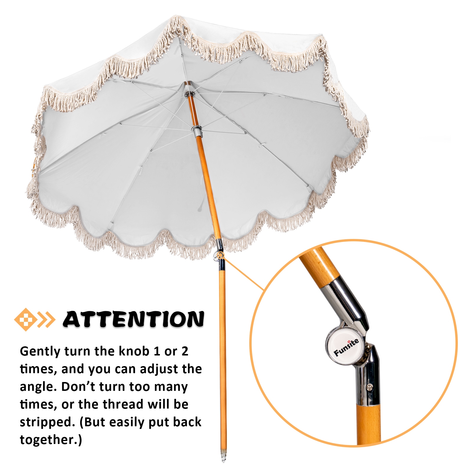 GARSING 6.5FT-PAGODA-WHITE Umbrellas-2 - View #5