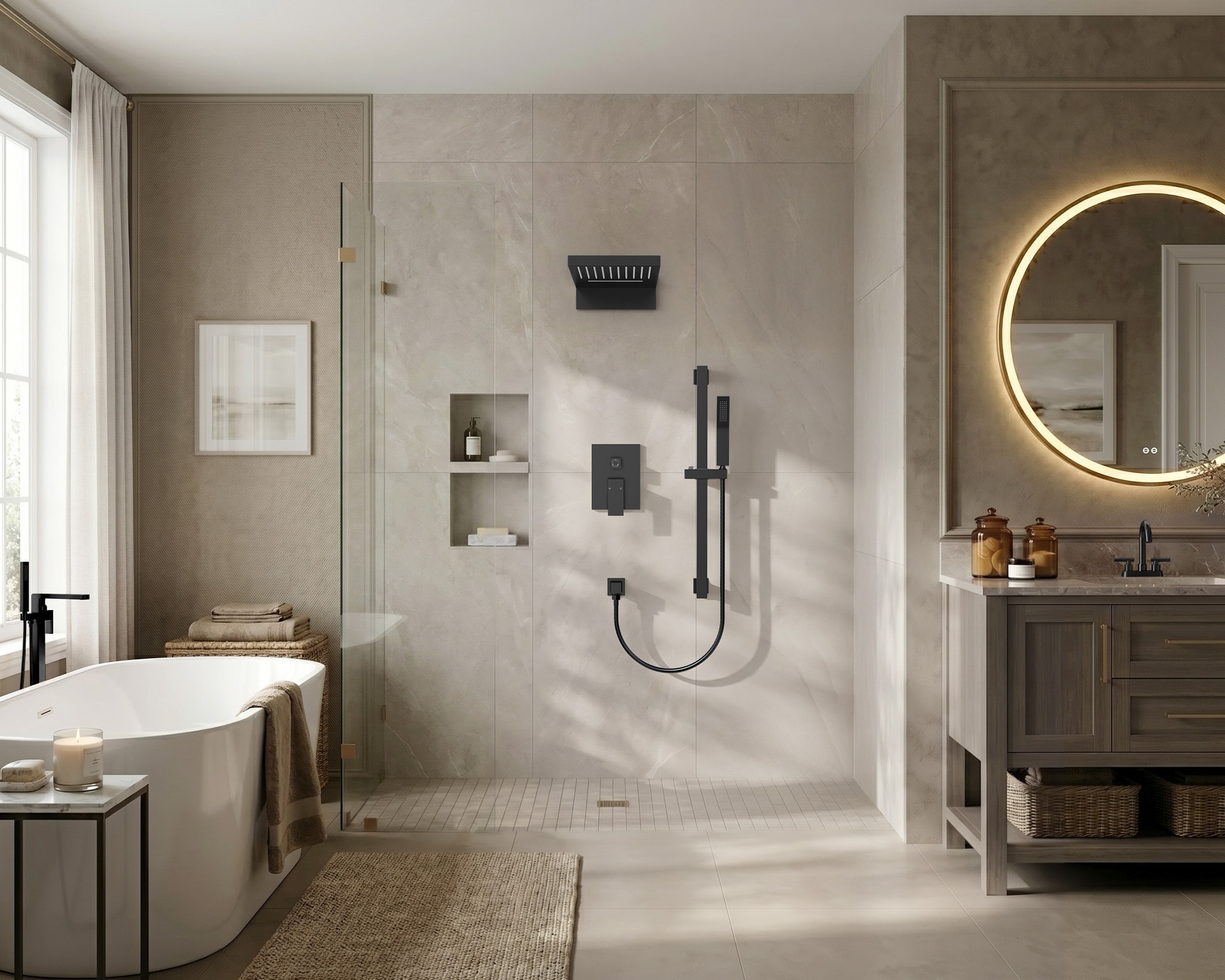 GRANDJOY SGF10GJ-10-BL22 Tub-Shower-Faucets - View #3