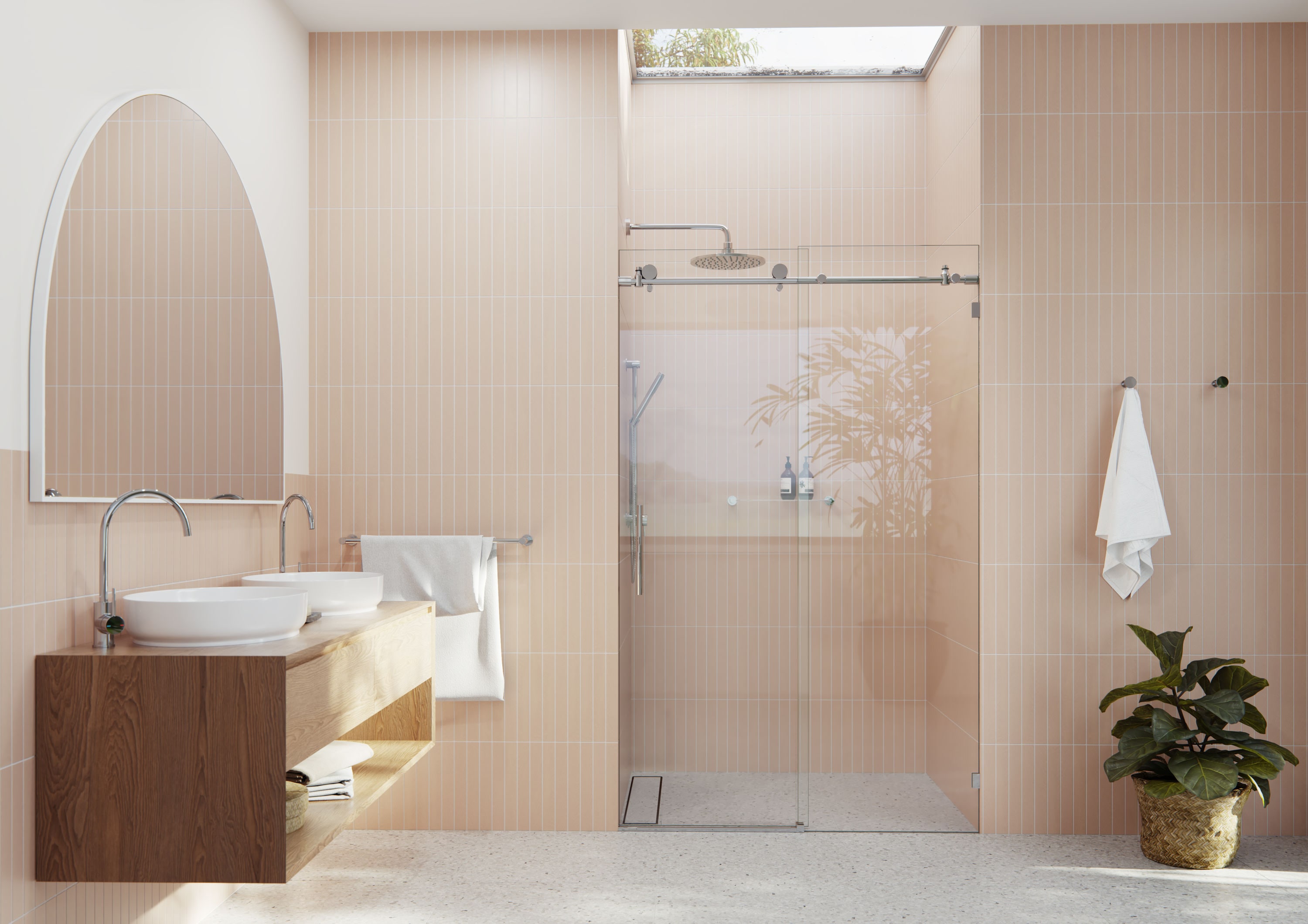Glass Warehouse GW-SLD-48-CH Shower-Doors - View #2