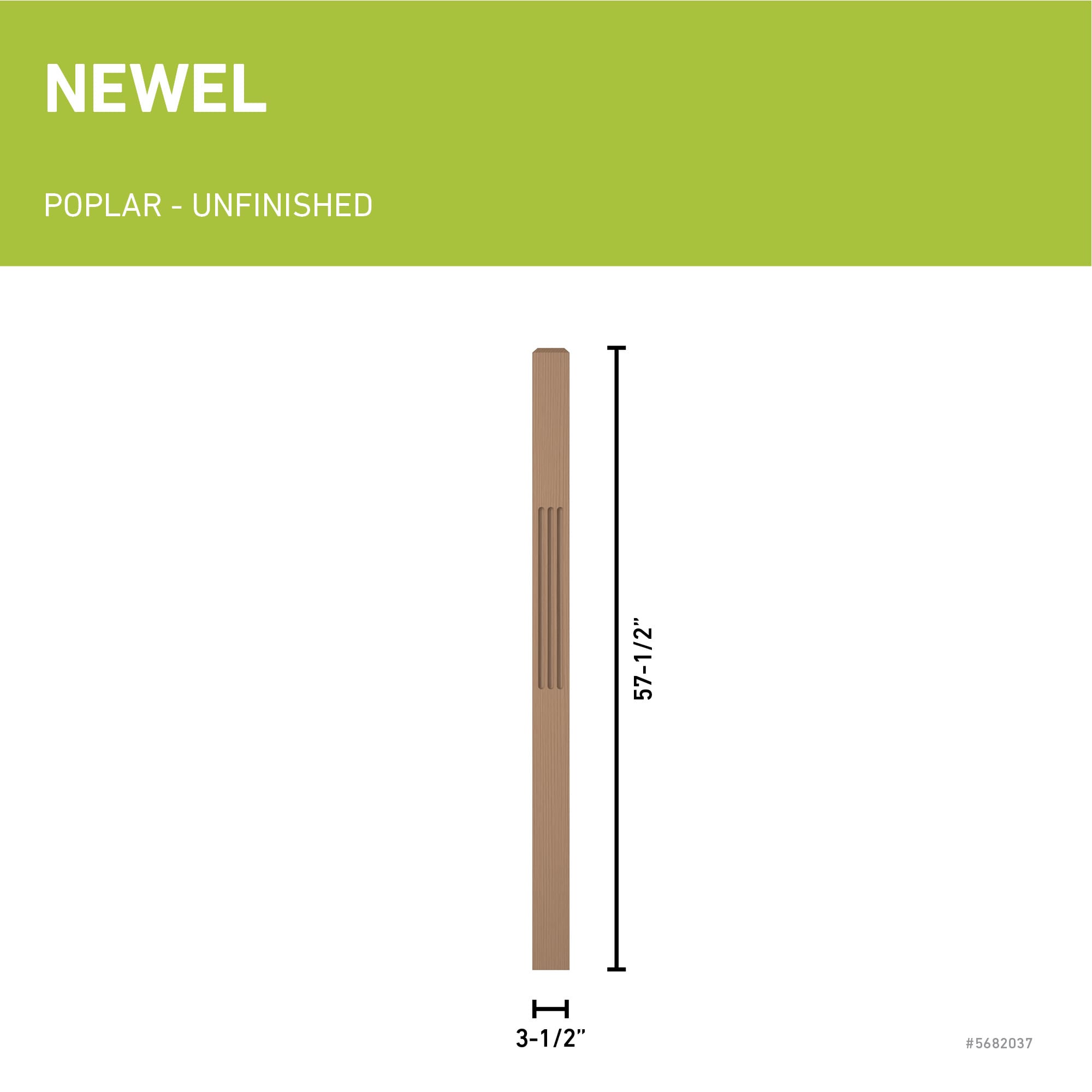 L.J. Smith Stair Systems LJF-4001-P Interior-Stairpart-Newel-Posts - View #3