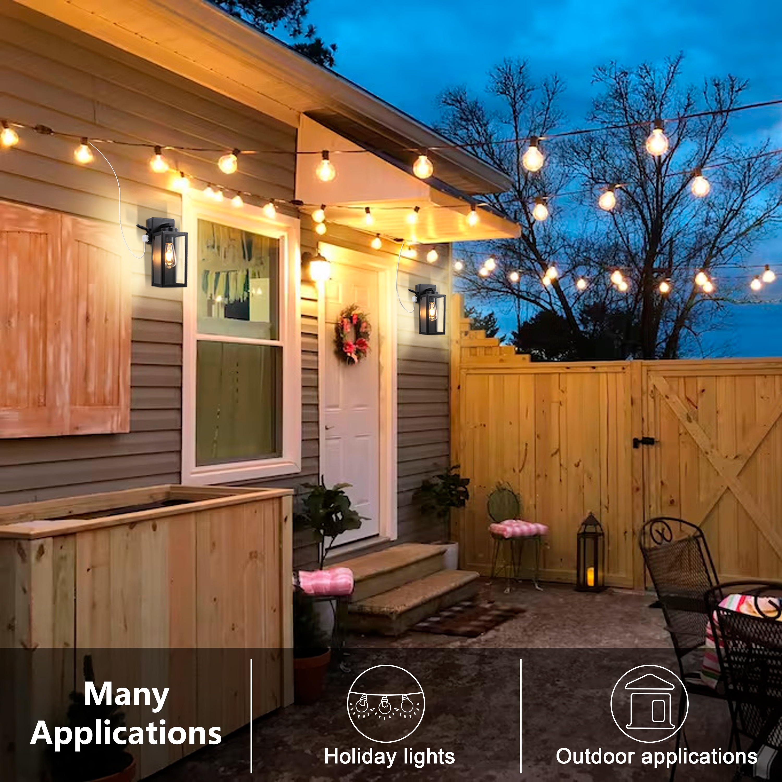 C Cattleya LCA2562-LIN-2W Outdoor-Wall-Lighting - View #4