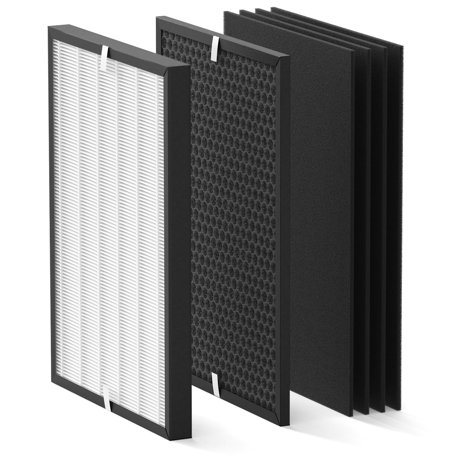 Afoxsos  RF200 vacuum filter insert Compatible with Oransi OV200 Complete Set with H13 True high-efficiency Activated Carbon and Four Pre-Filters