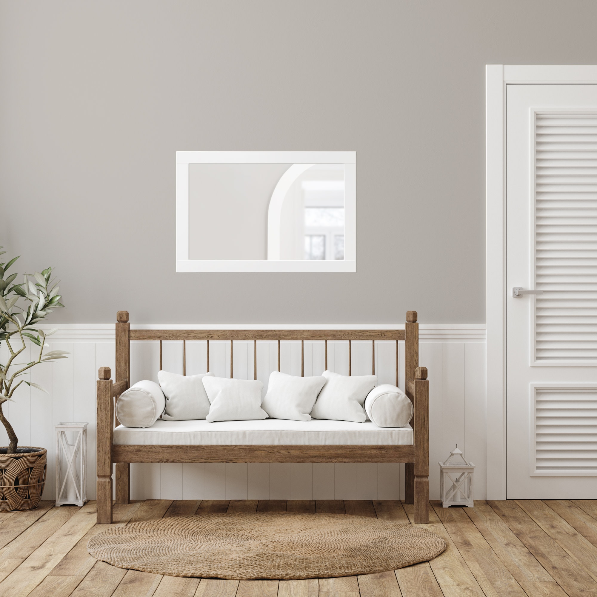 Design House 547208-WHT Framed-Bath-Mirrors - View #11