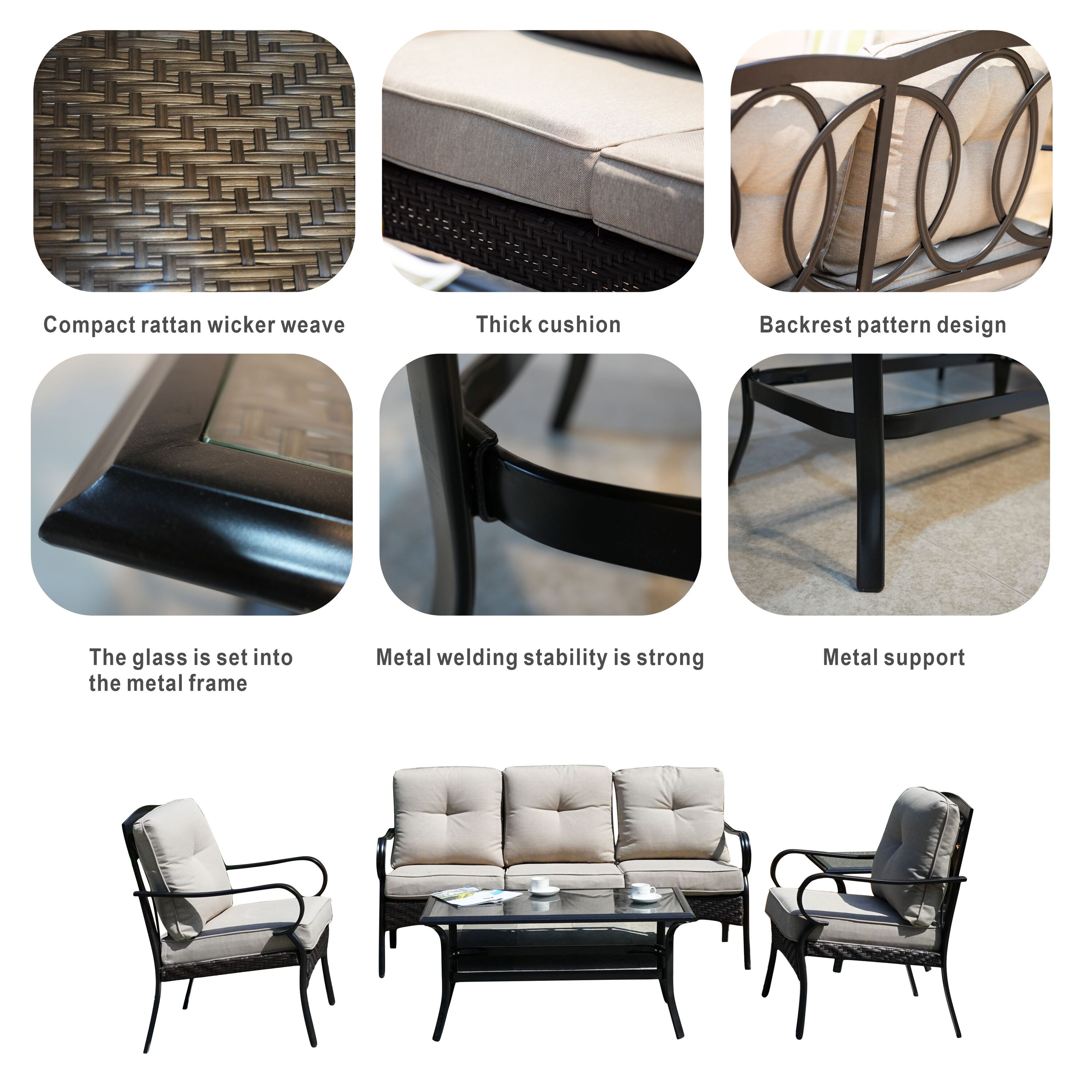 Moda Furnishings MAS-2023 Patio-Conversation-Sets - View #8