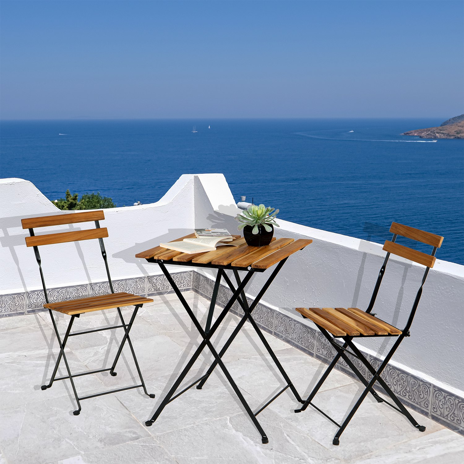 GZMR MS-PC002AL-BL Patio-Dining-Sets - View #14