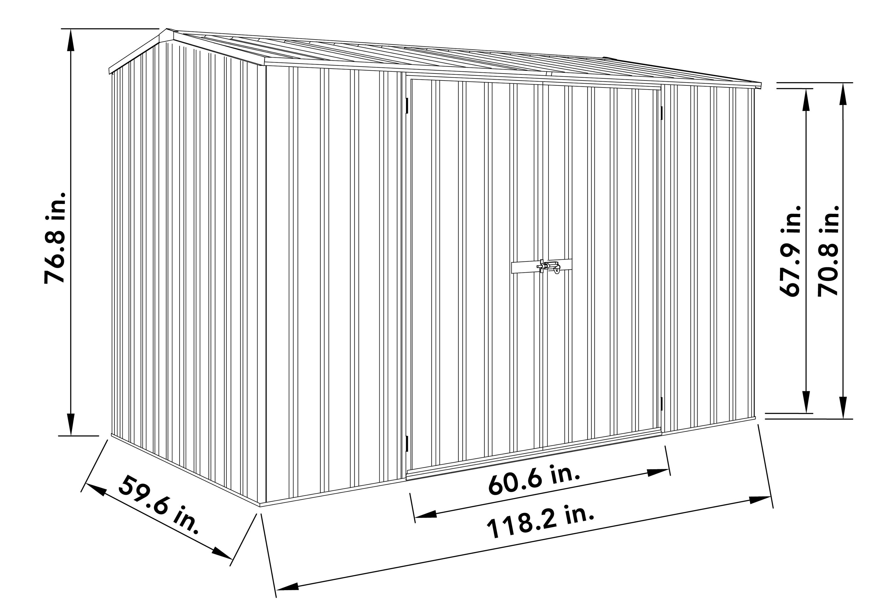 ABSCO AB1003 Metal-Storage-Buildings-Sheds - View #5