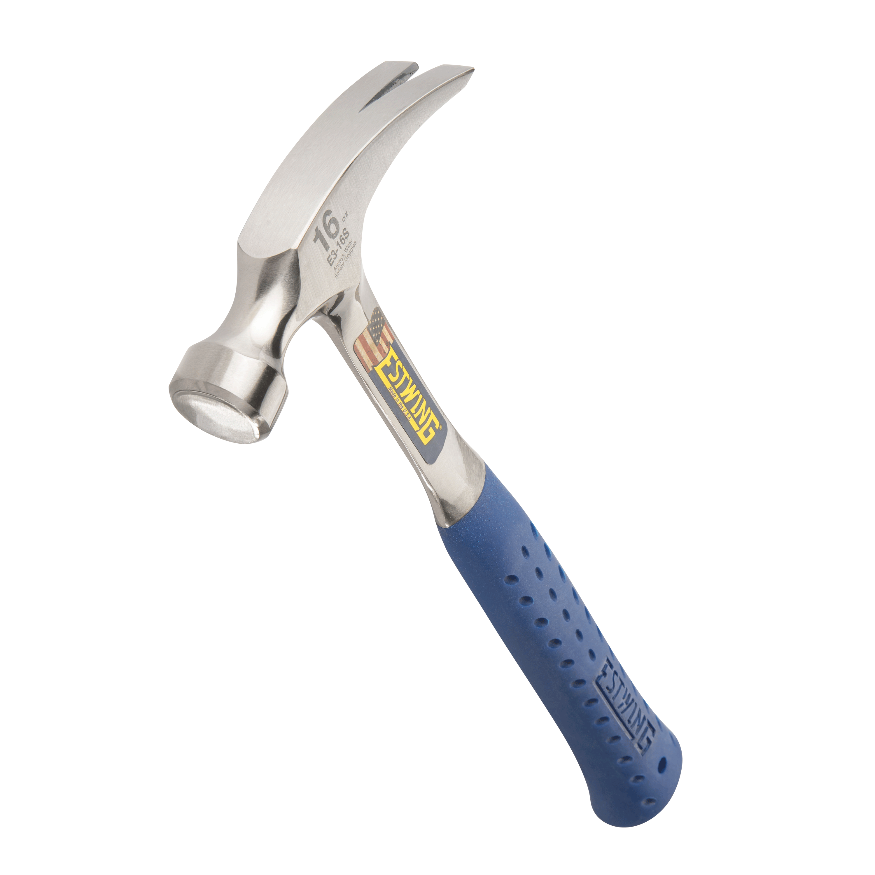 Estwing 16.0 -oz Steel Head Steel Handle Claw hammer #E3-16S