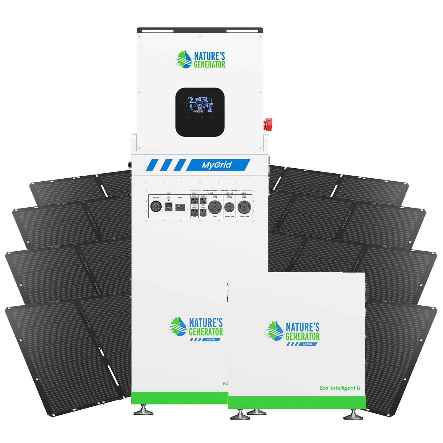 NATURE'S GENERATOR 10000-Watt Off-Grid Inverter #NGMGTNPTF