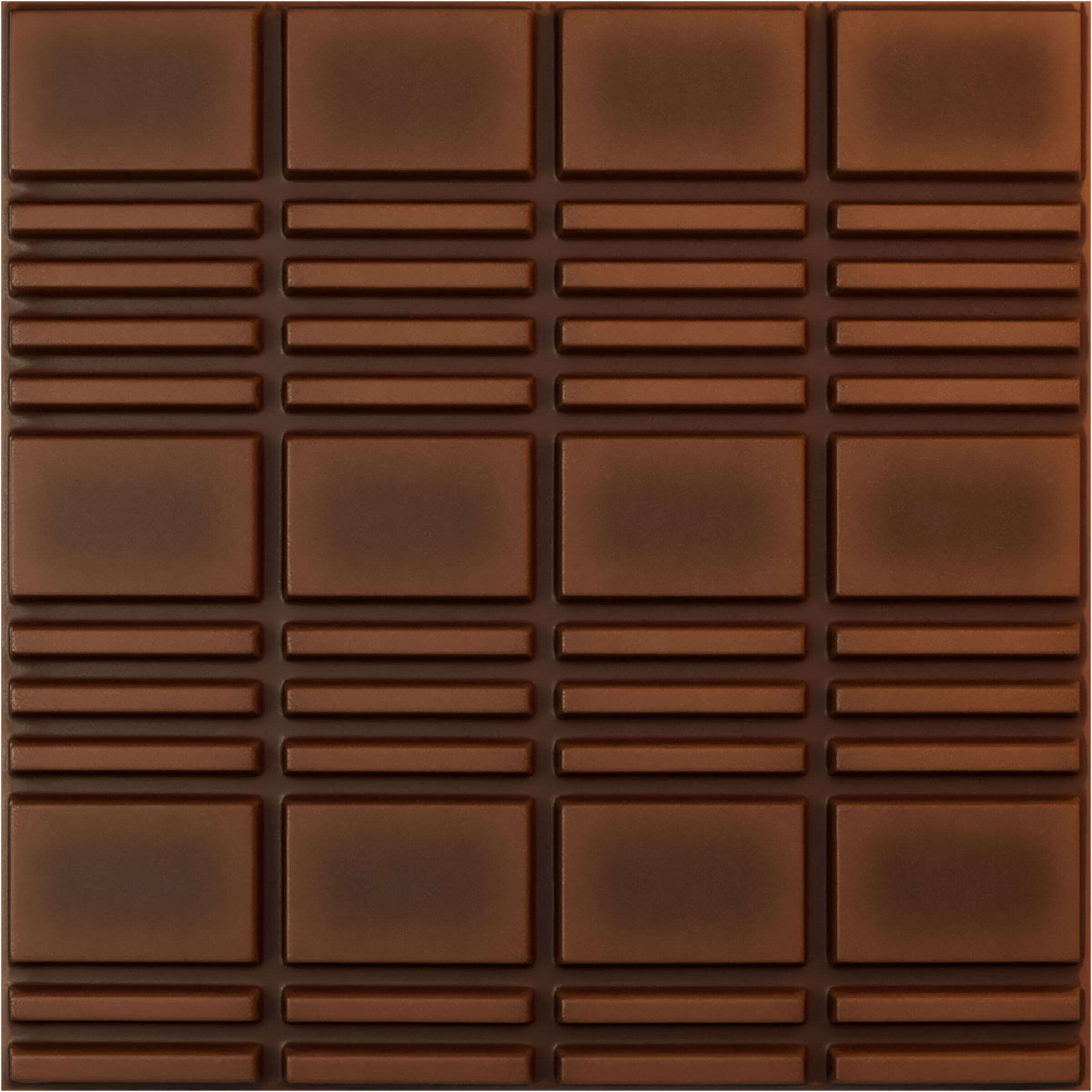 Ekena Millwork WP20X20SDDRU 19-5/8-in x 19-5/8-in Embossed Paintable/Stainable Red PVC Wall Panel (