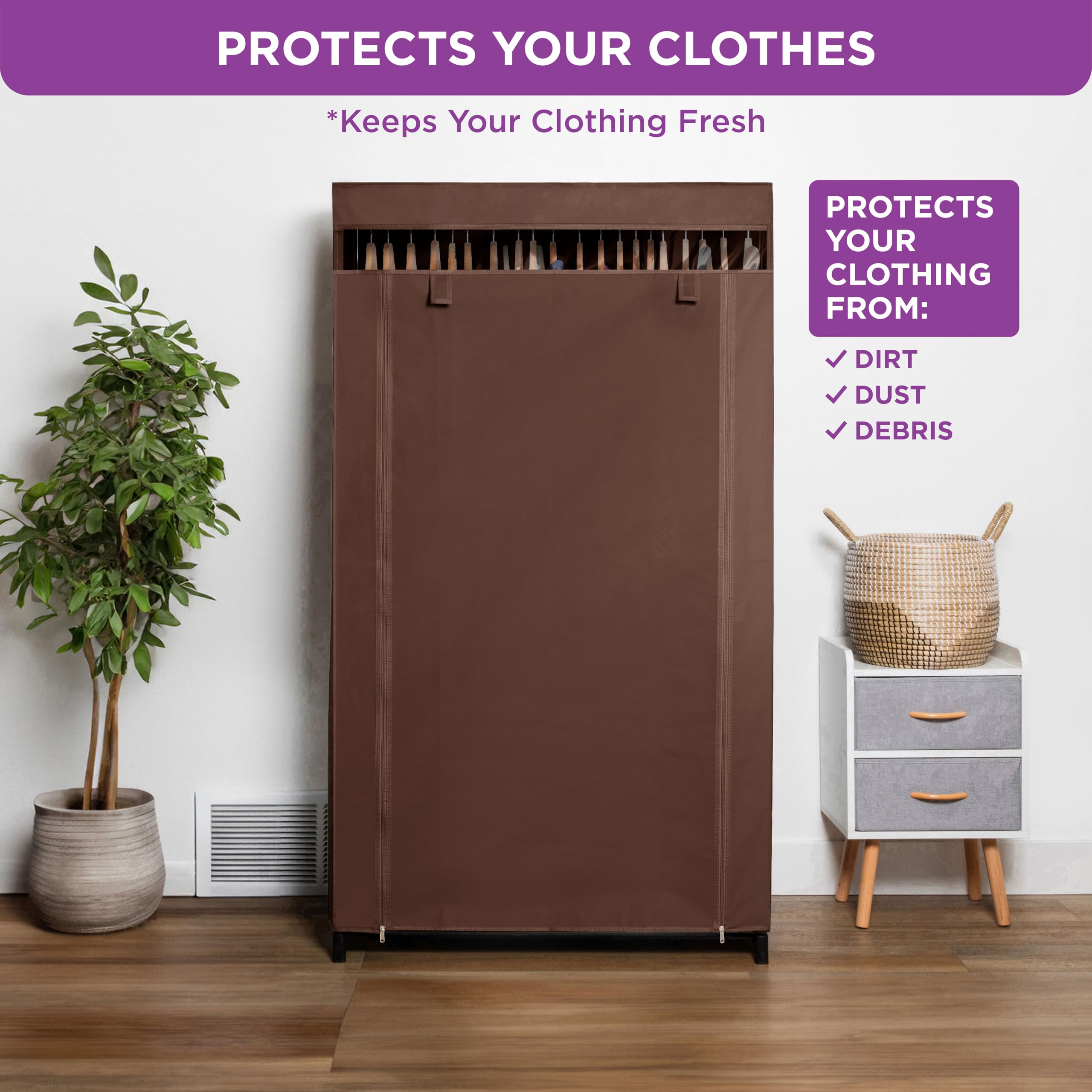 HoldN’ Storage 3393-BRWN Garment-Racks - View #4