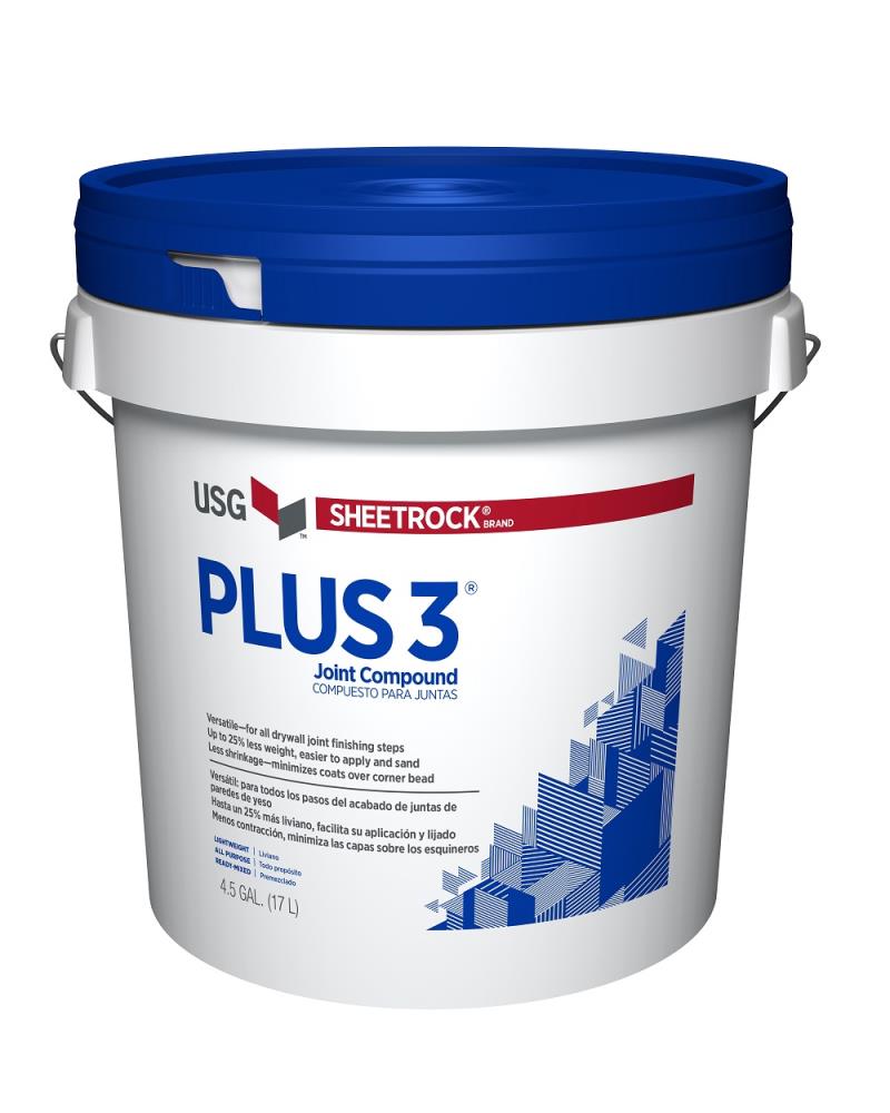 SHEETROCK Brand Plus 4.5-Gallon Premixed Lightweight Drywall Joint Compound in the Joint Compound department at Lowes.com
