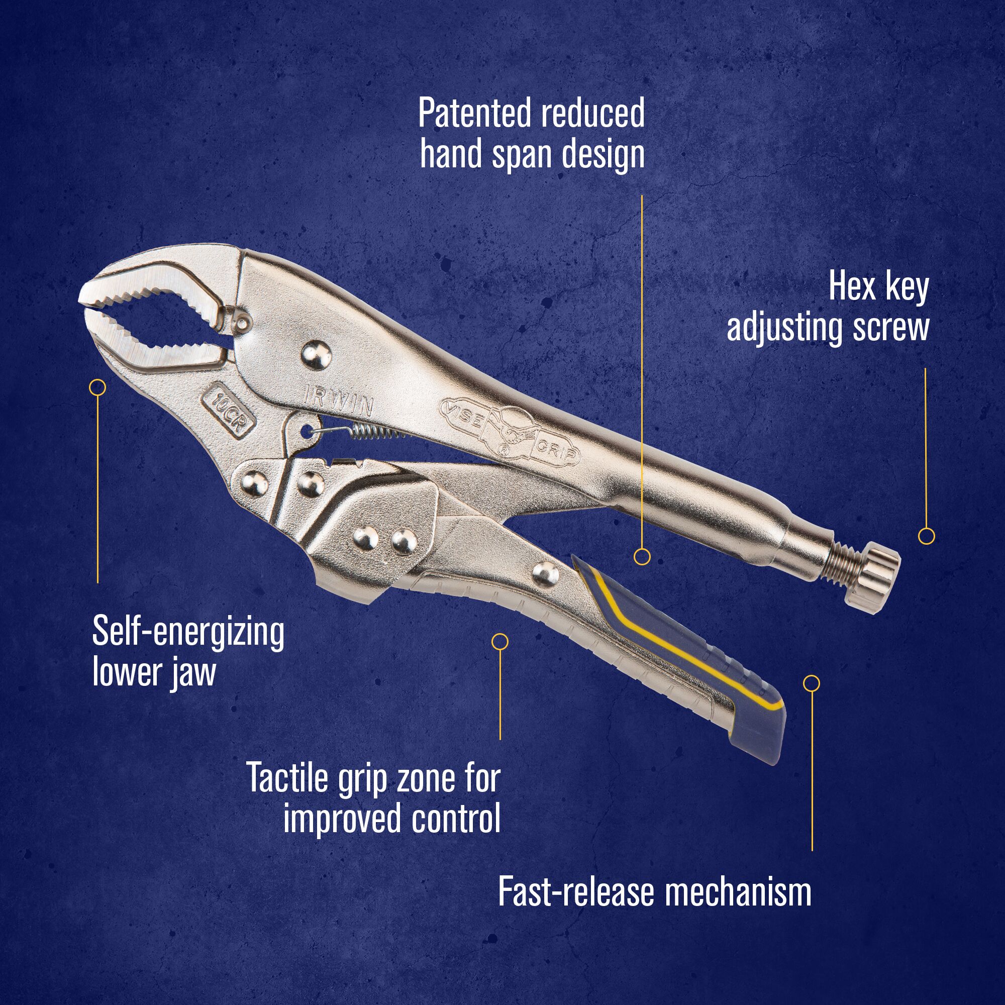 IRWIN Vise-Grips - 9 The Original Long Nose Locking Pliers W/ Wire Cutter  - RAM Welding Supply
