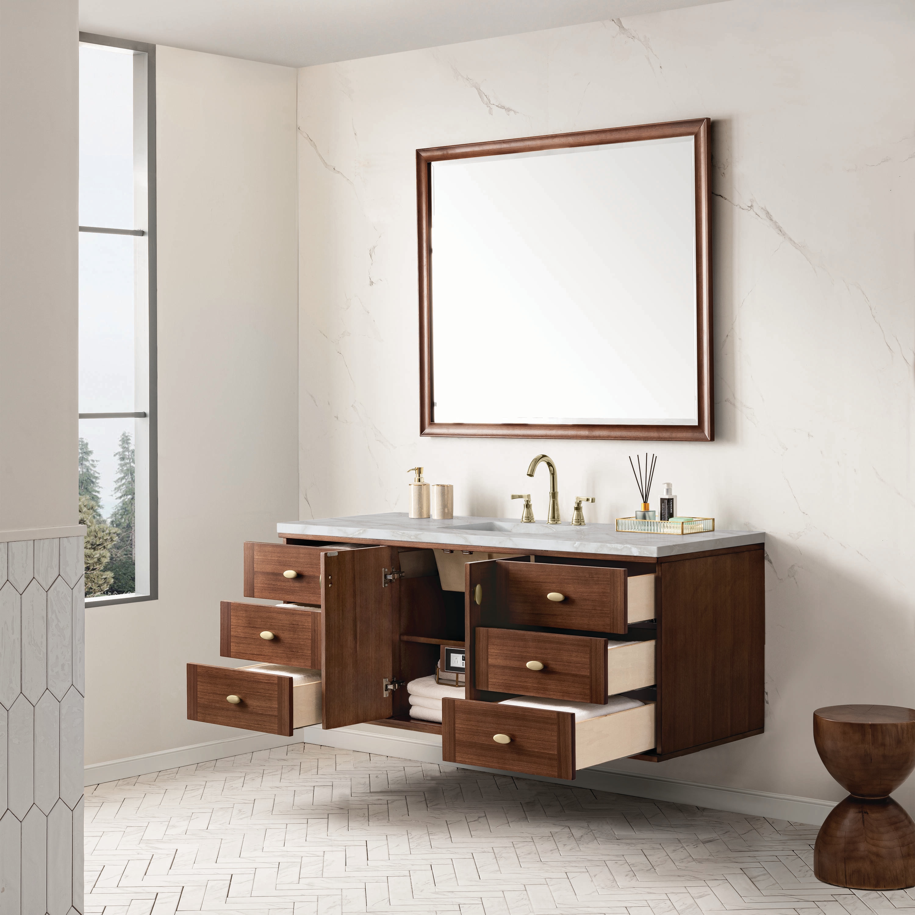 James Martin Vanities 670-V60S-WLT-3VSL Bath-Vanity-Combo - View #7