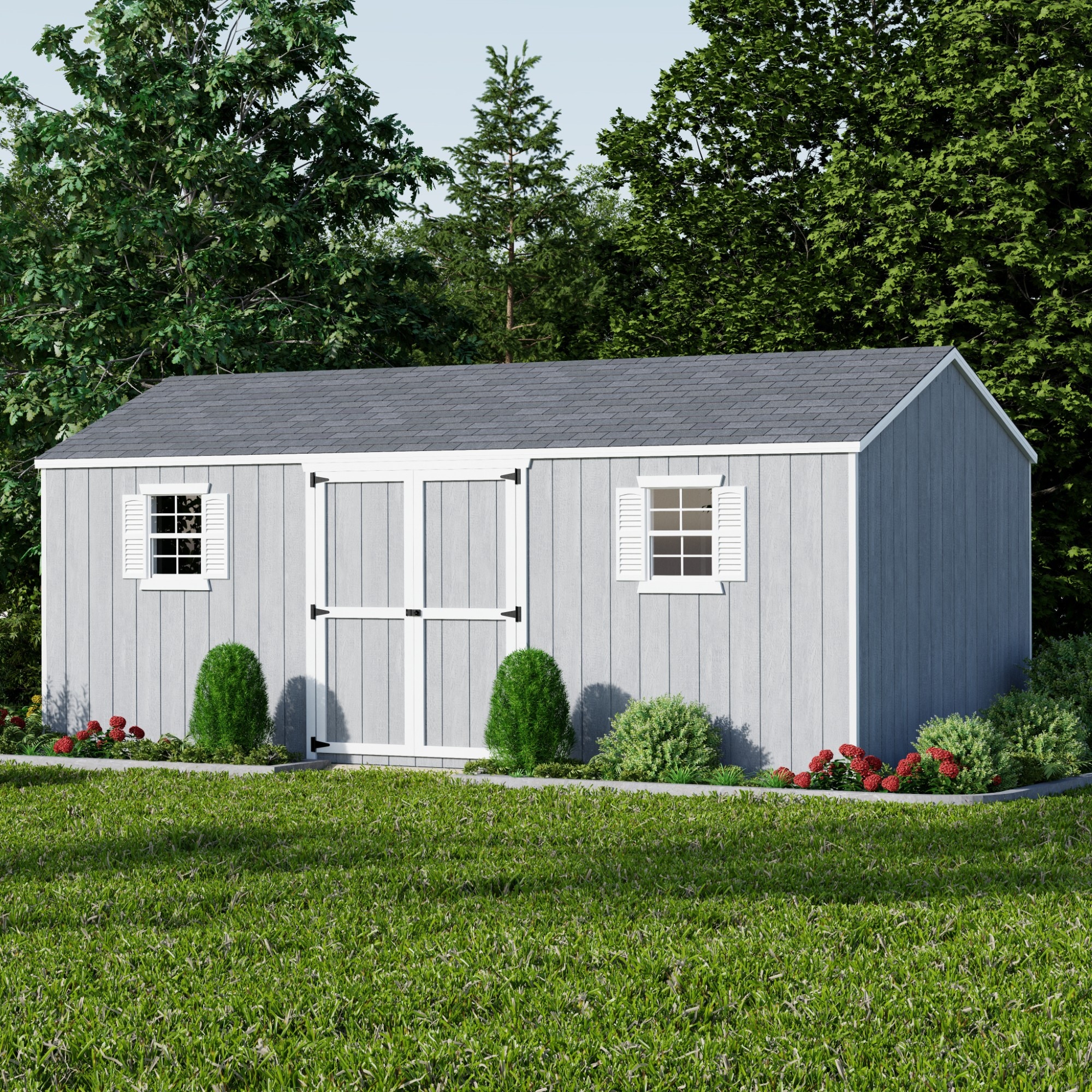 Little Cottage Co 10X20 VWS-PC Wood-Storage-Buildings - View #2