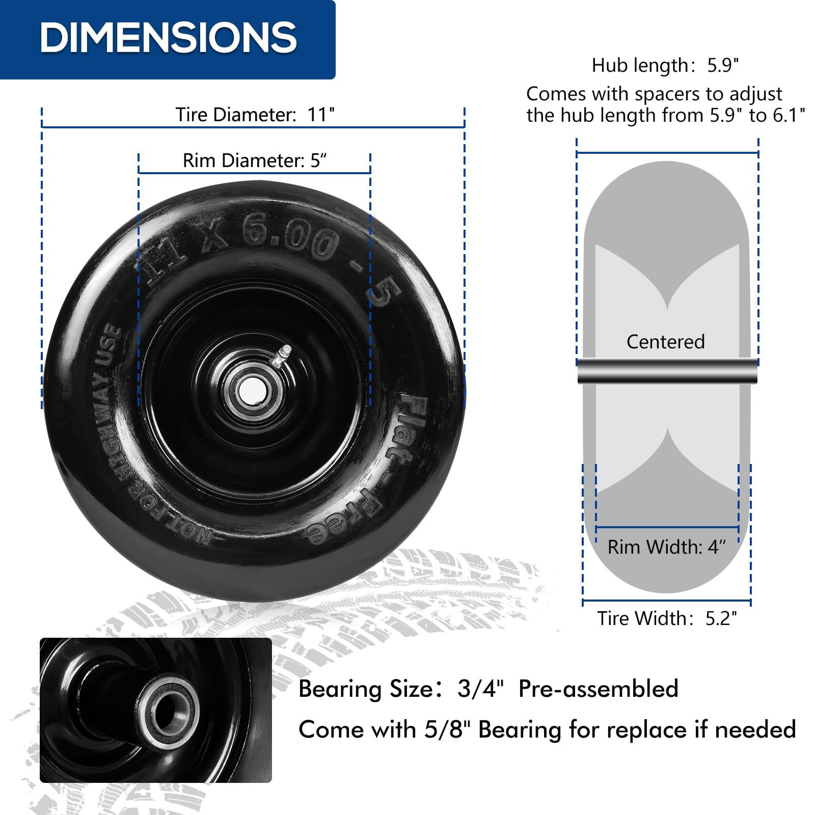 WEIZE TEE-0889 Ope-Wheels-And-Tires - View #4