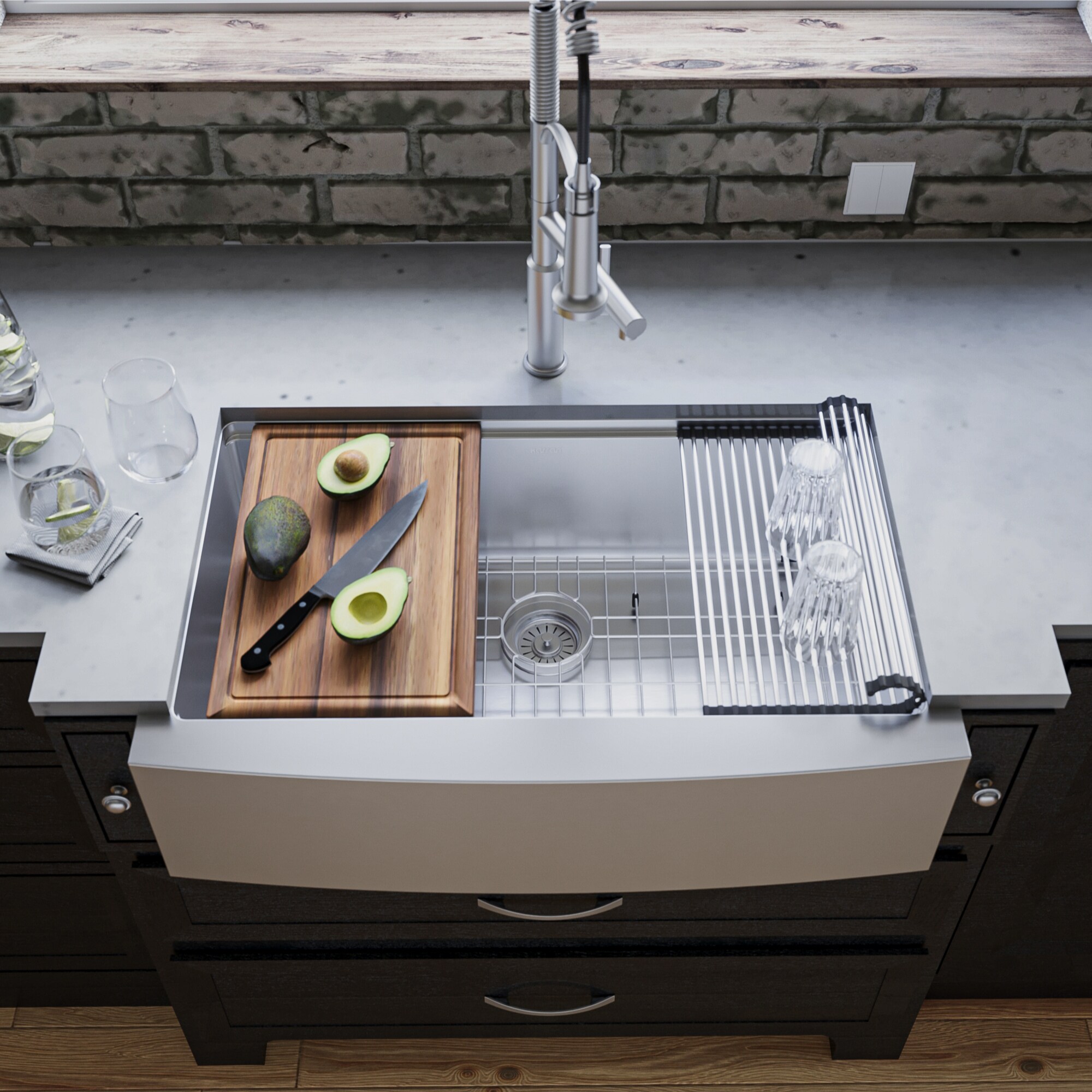 Karran WSA-45-PK1 Kitchen-Sinks - View #12
